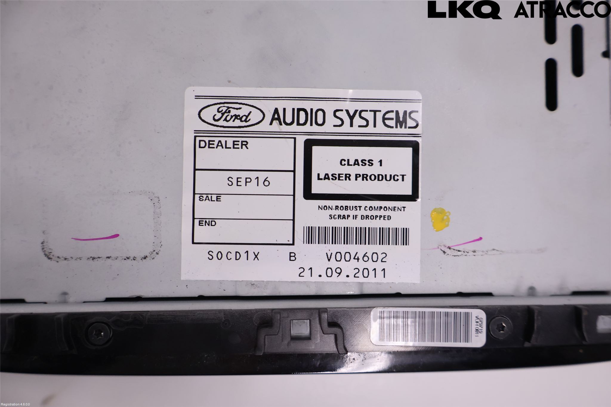 Ford S-MAX 06-15 Stereo Radio Med Cd