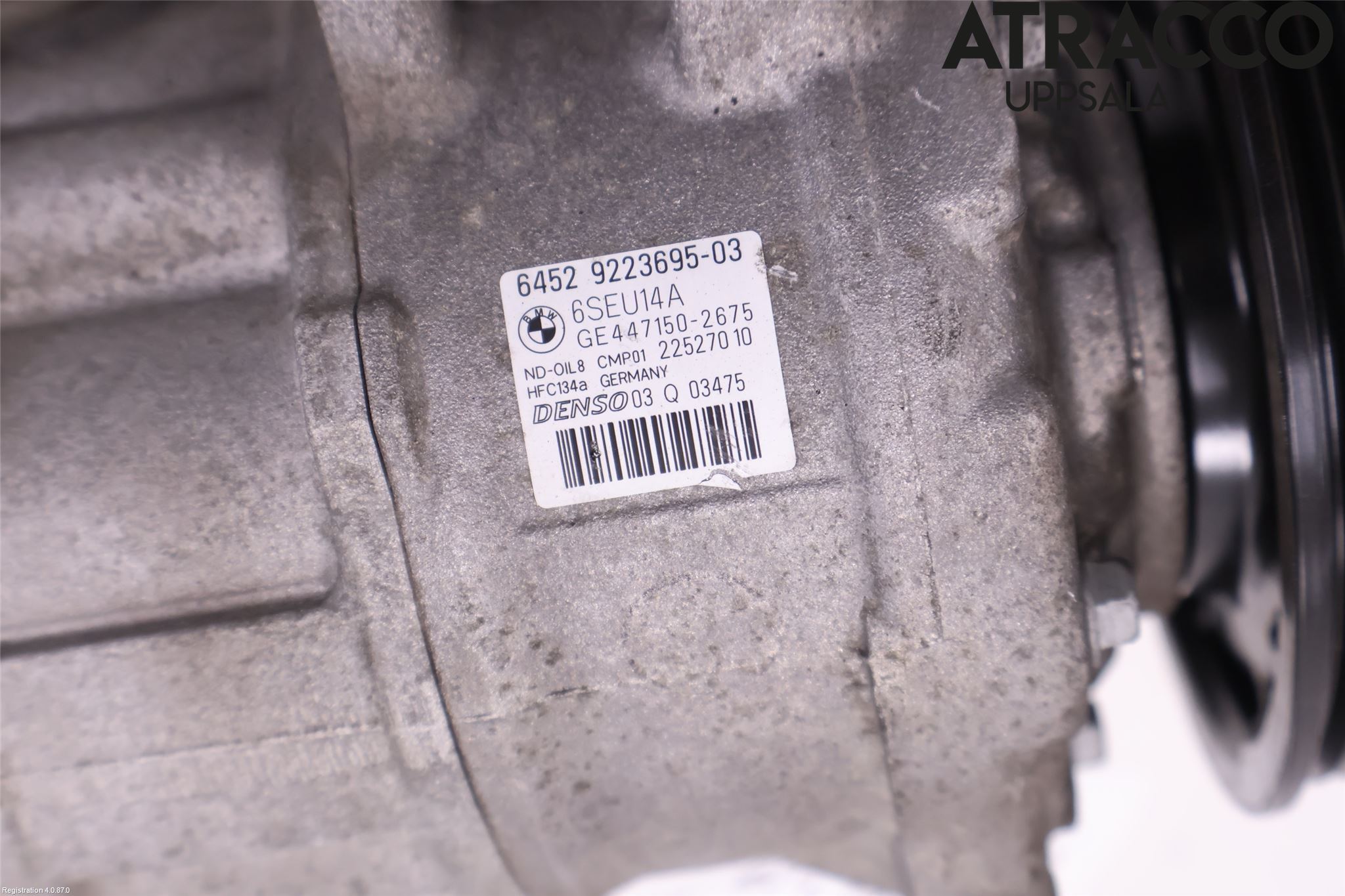 BMW 1 F20/F21 11-19 Varme Ac Kompressor