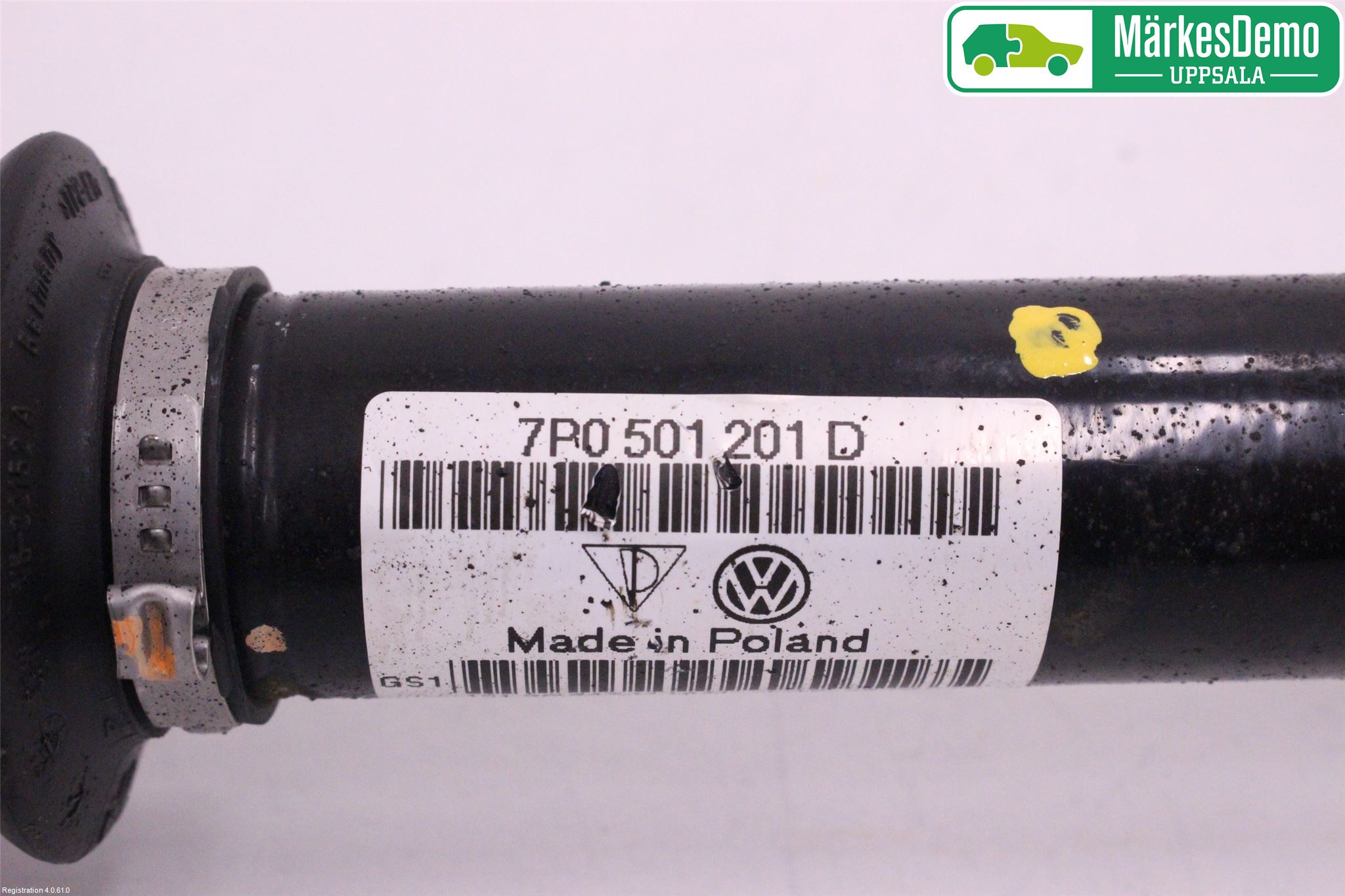 Volkswagen VW TOUAREG 7P 11-18 Drivaksel Bak Kompl Venstre
