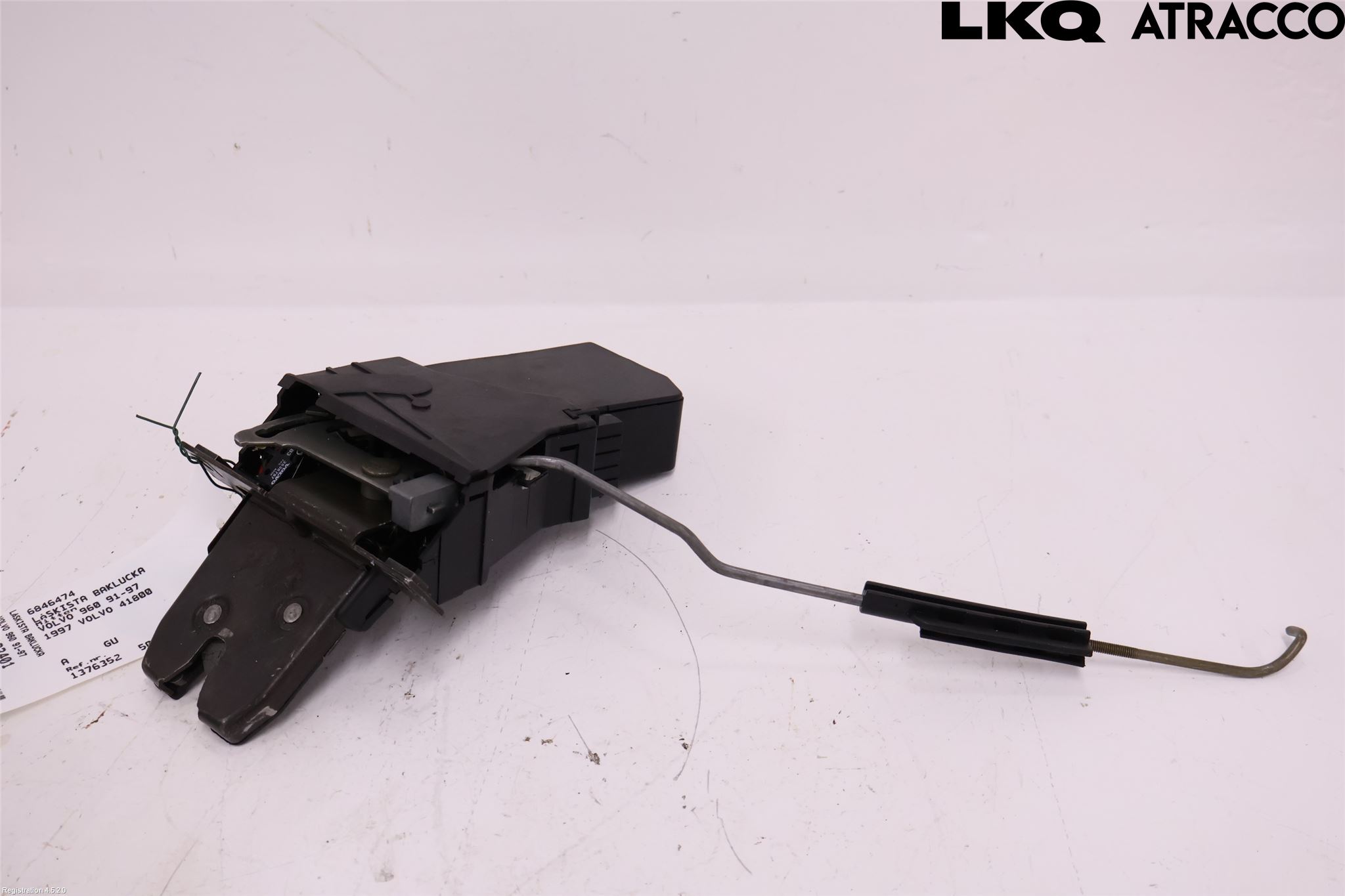 Volvo 960 91-97 Bakluke-Lokk Låsekasse
