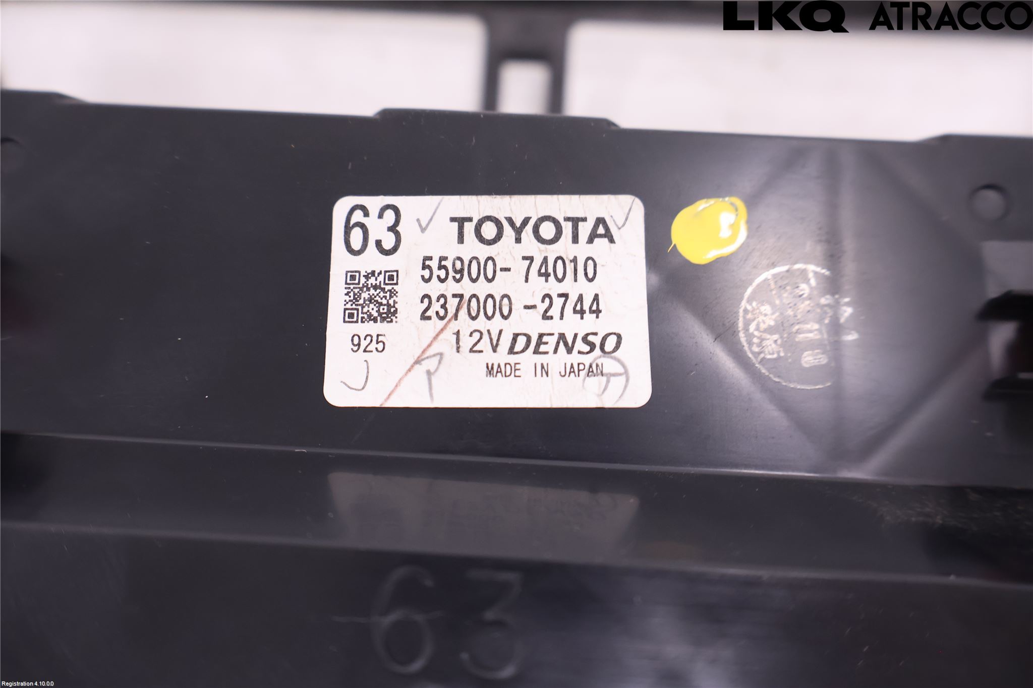 Toyota iQ Varme Ac Betjening-Display