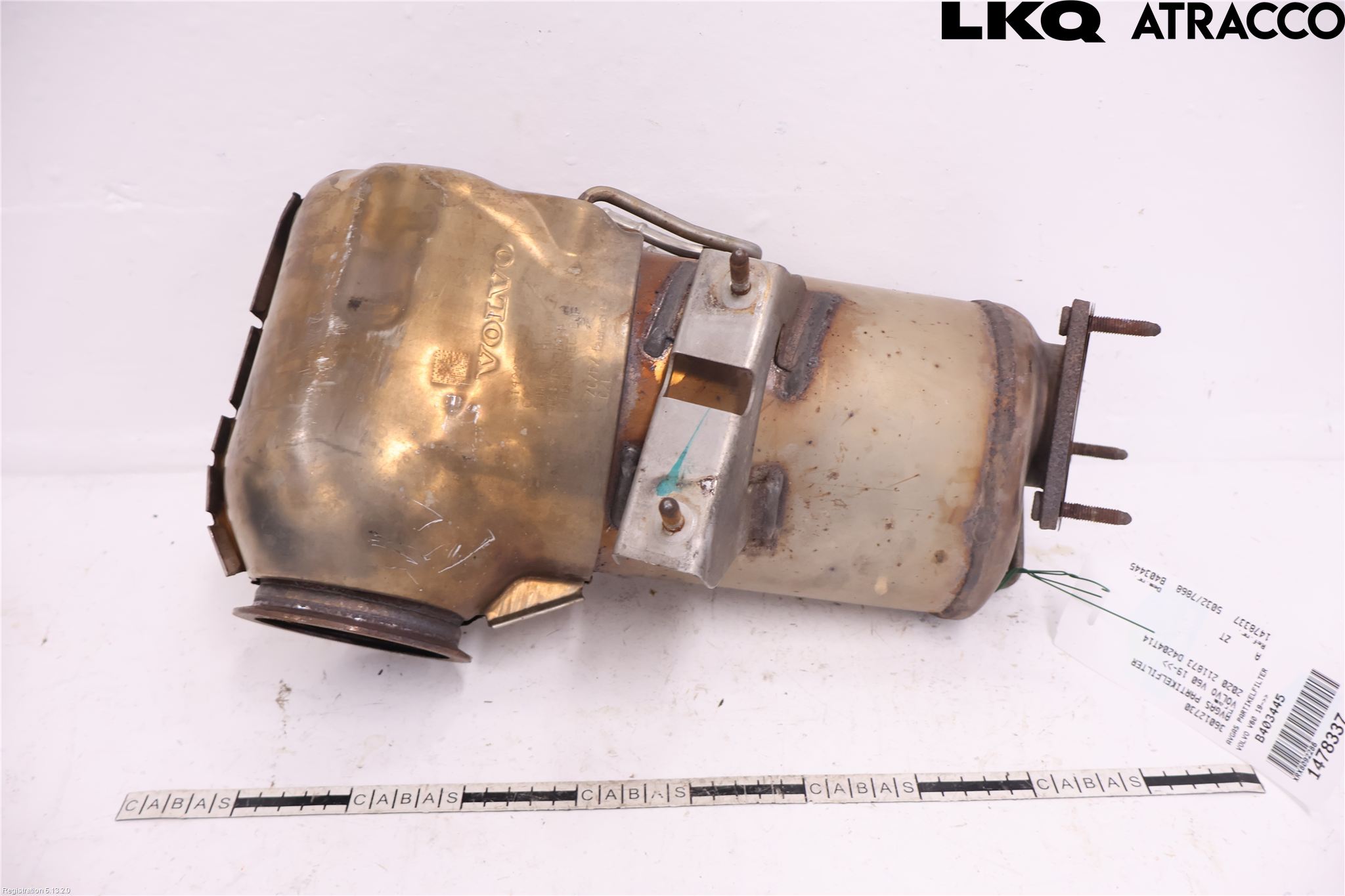 Volvo V60 19- Eksos Partikketfilter
