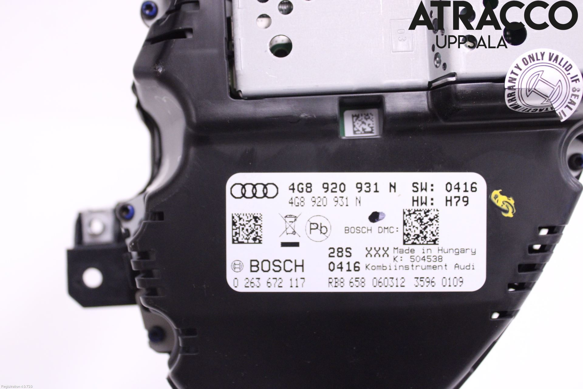 Audi A6/S6 4G 11-18 Instr Speedometer