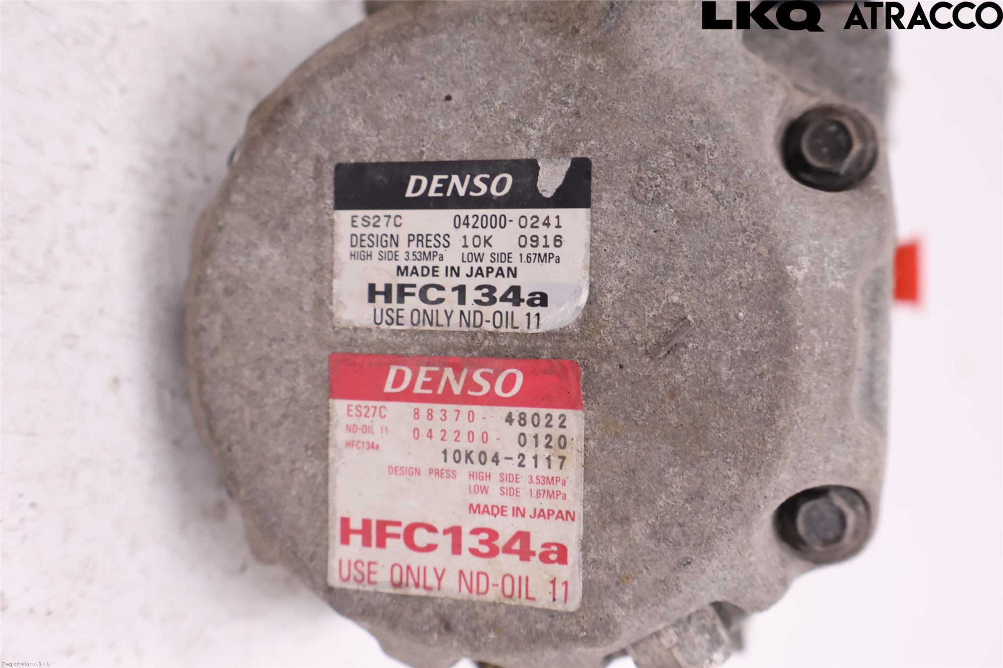 Lexus RX XU30 03-09 Varme Ac Kompressor