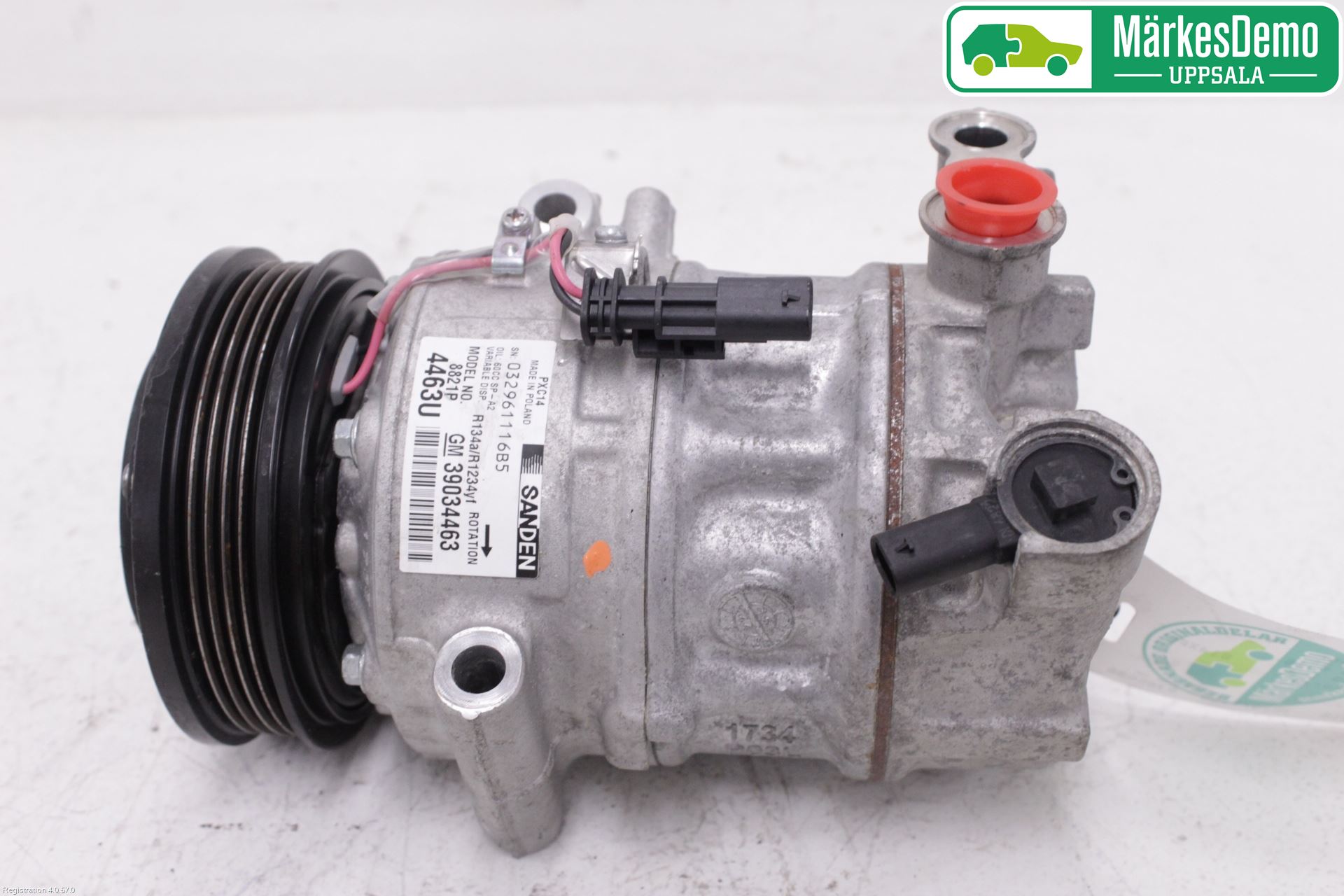 Opel ASTRA K 16-22 Varme Ac Kompressor