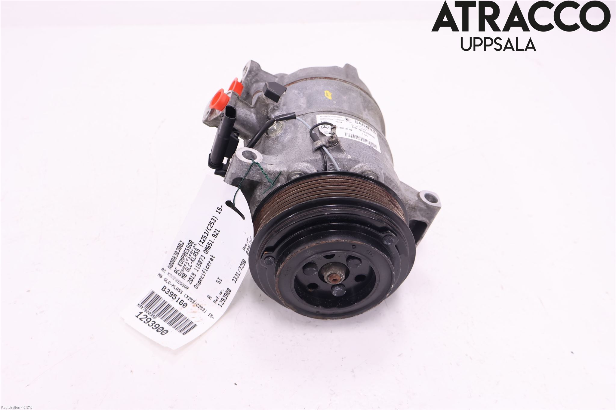 Mercedes-Benz MB GLC-KLASS (X253/C253) 15-22 Varme Ac Kompressor
