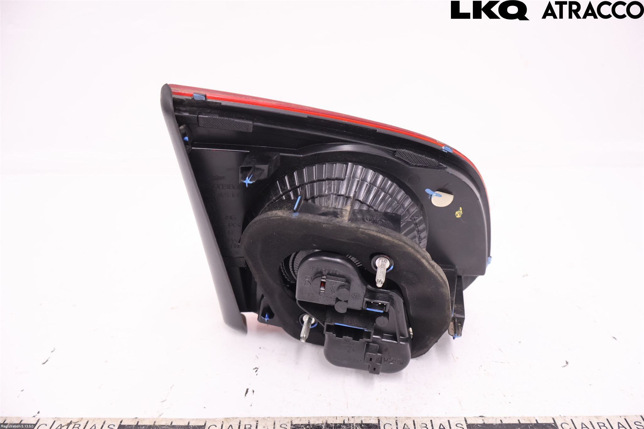 Volkswagen VW GOLF VI 09-13 Baklykt Høyre  På Luke(Indre)
