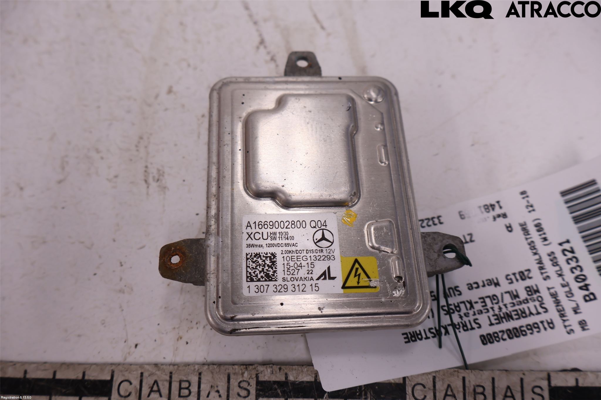 Mercedes-Benz MB ML/GLE-KLASS (W166) 12-18 Styreenhet Xenon