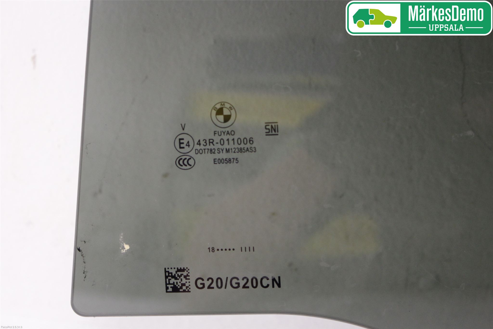 BMW 3 G20/G21/G80/G81 19- Dørrute Bak Venstre 4Dørs