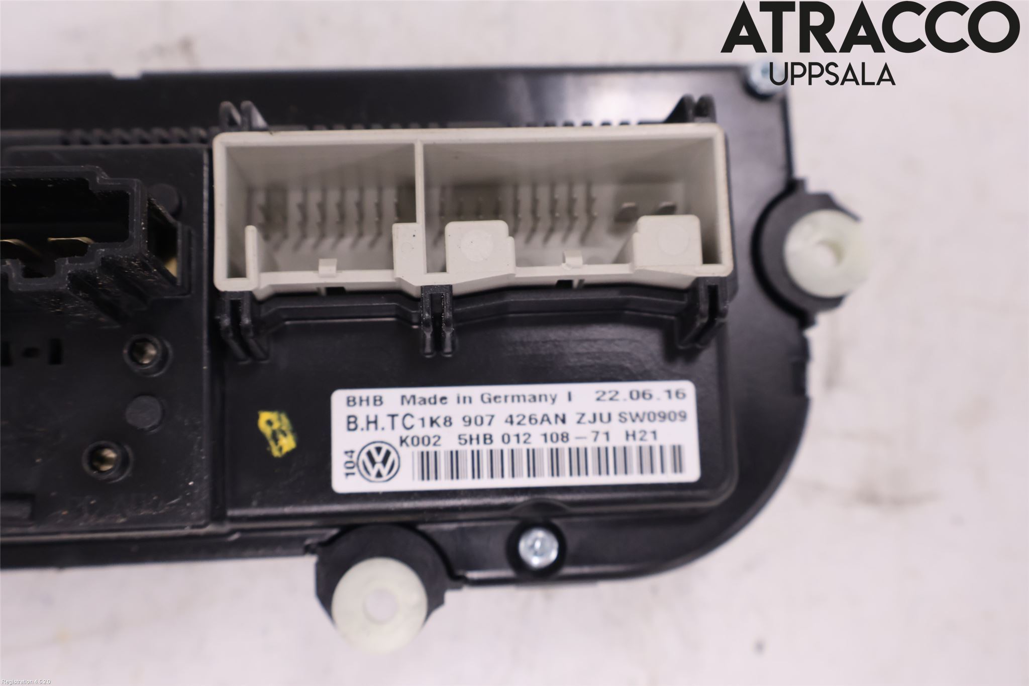 Volkswagen VW CADDY 16-20 Varme Ac Betjening-Display