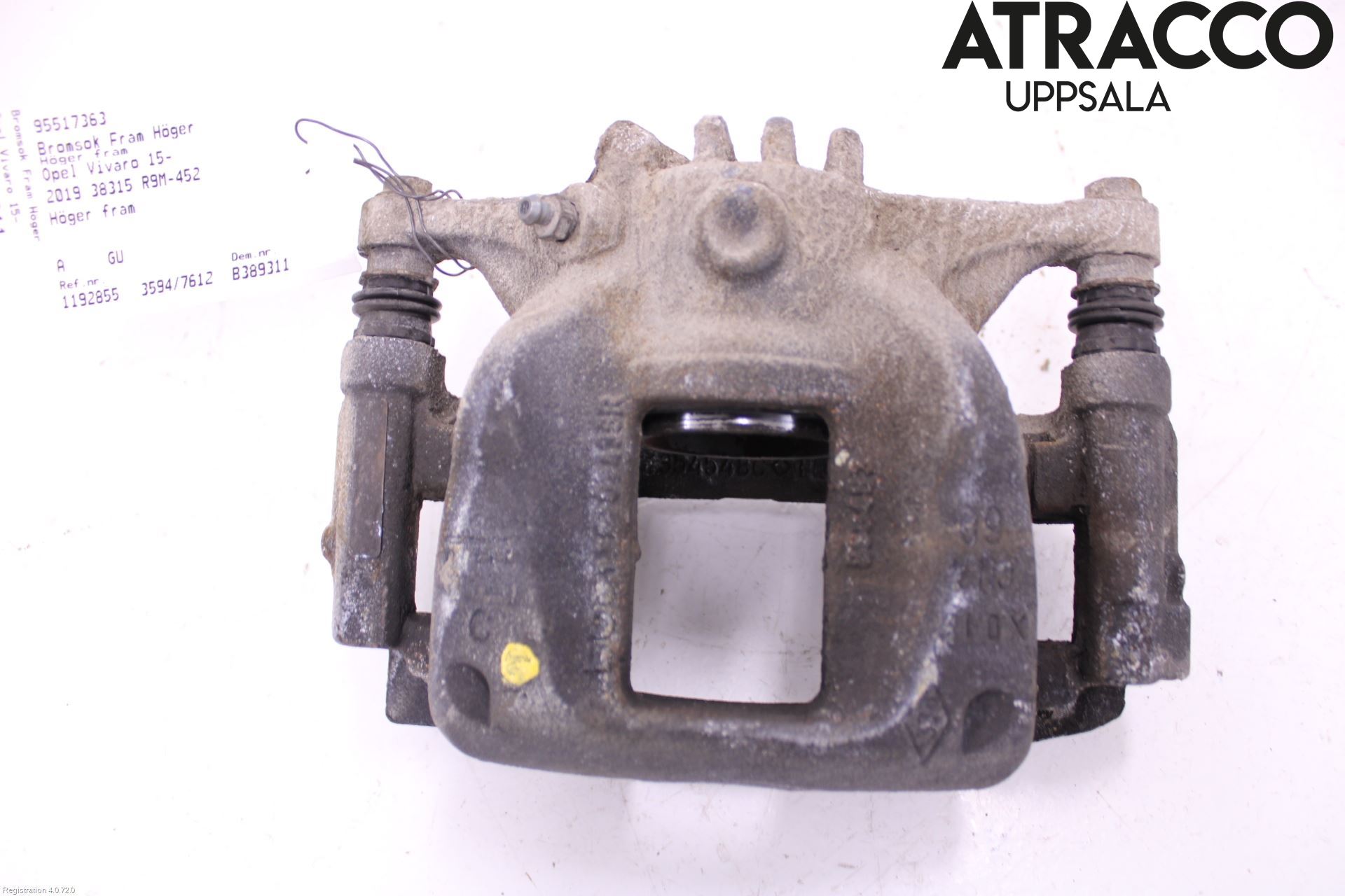Opel VIVARO 15-19 Bremsecaliper Foran Høyre
