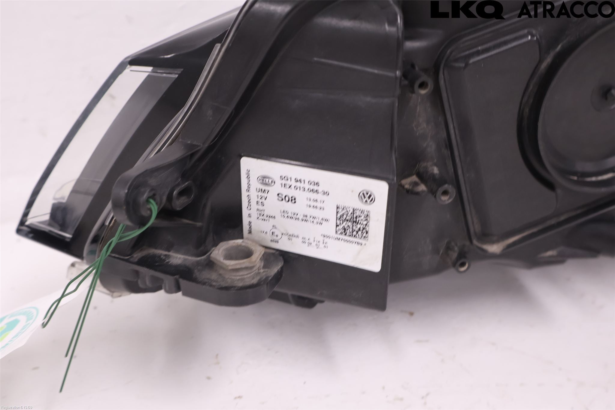 Volkswagen VW GOLF / E-GOLF VII 13-20 Frontlykt Høyre