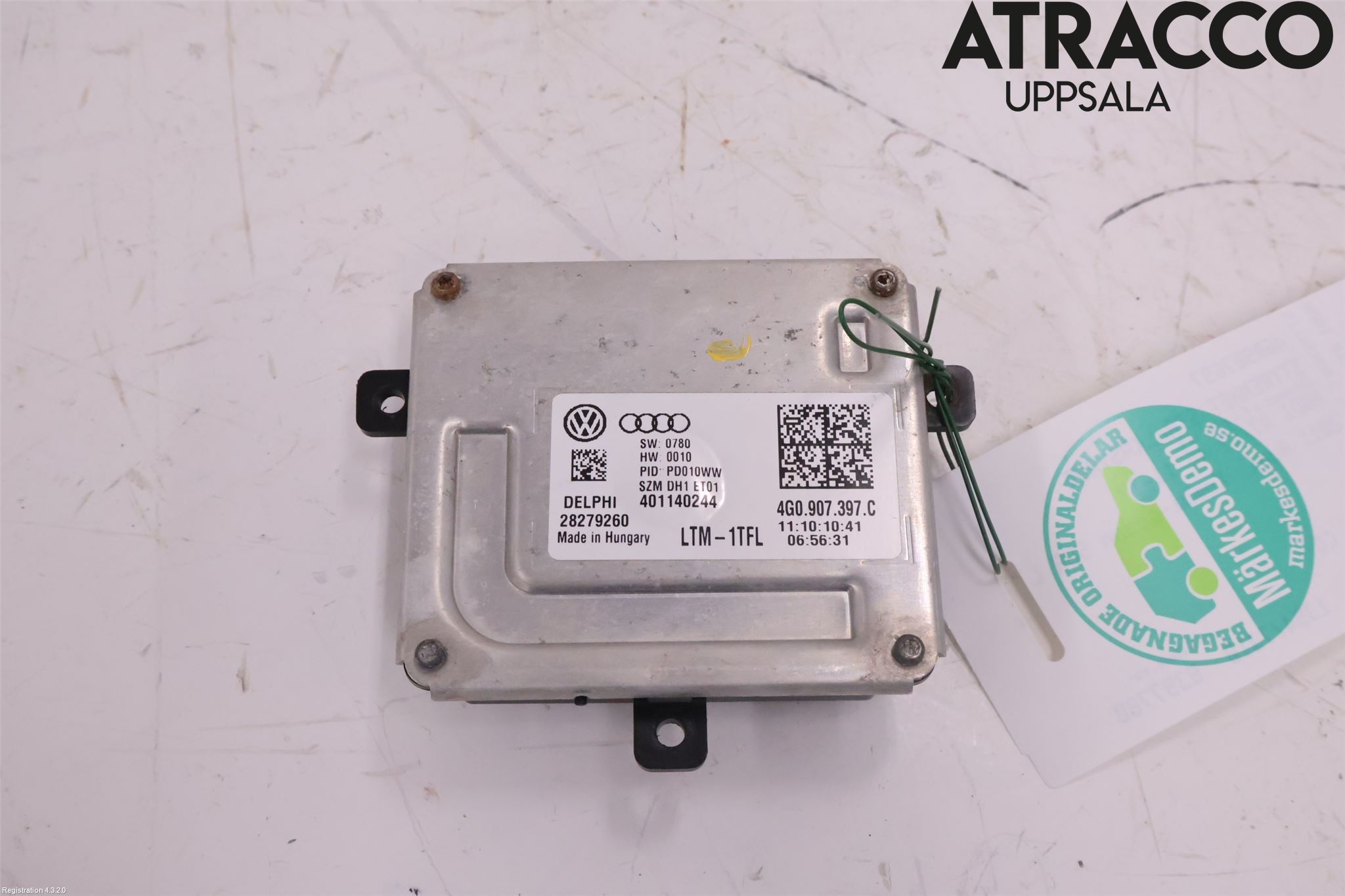 Audi A7/S7 4G 11-17 Styreenhet Xenon