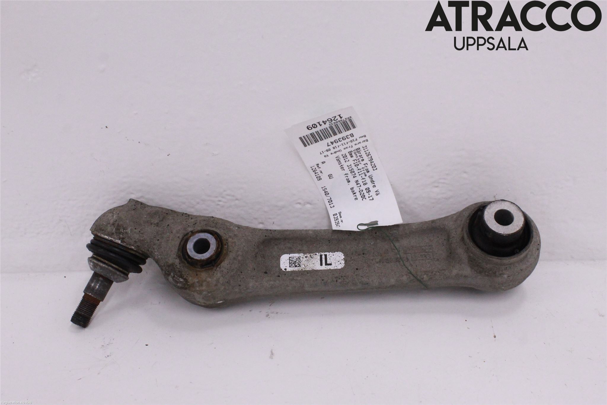 BMW 5 F10/F11/F18 09-17 Bærearm Foran Venstre Nedre