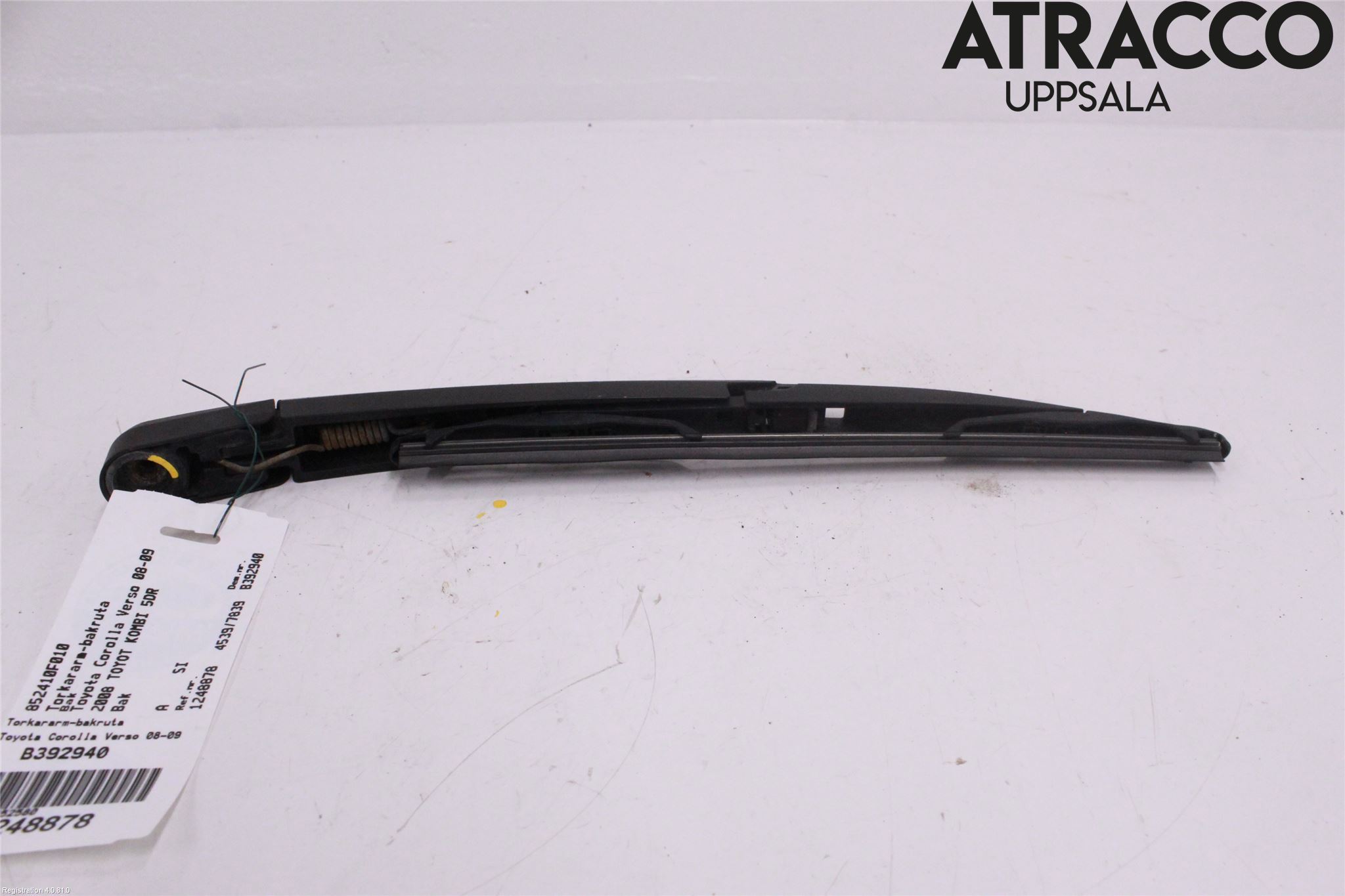 Toyota COROLLA VERSO 08-09 Viskerarm Bakrute