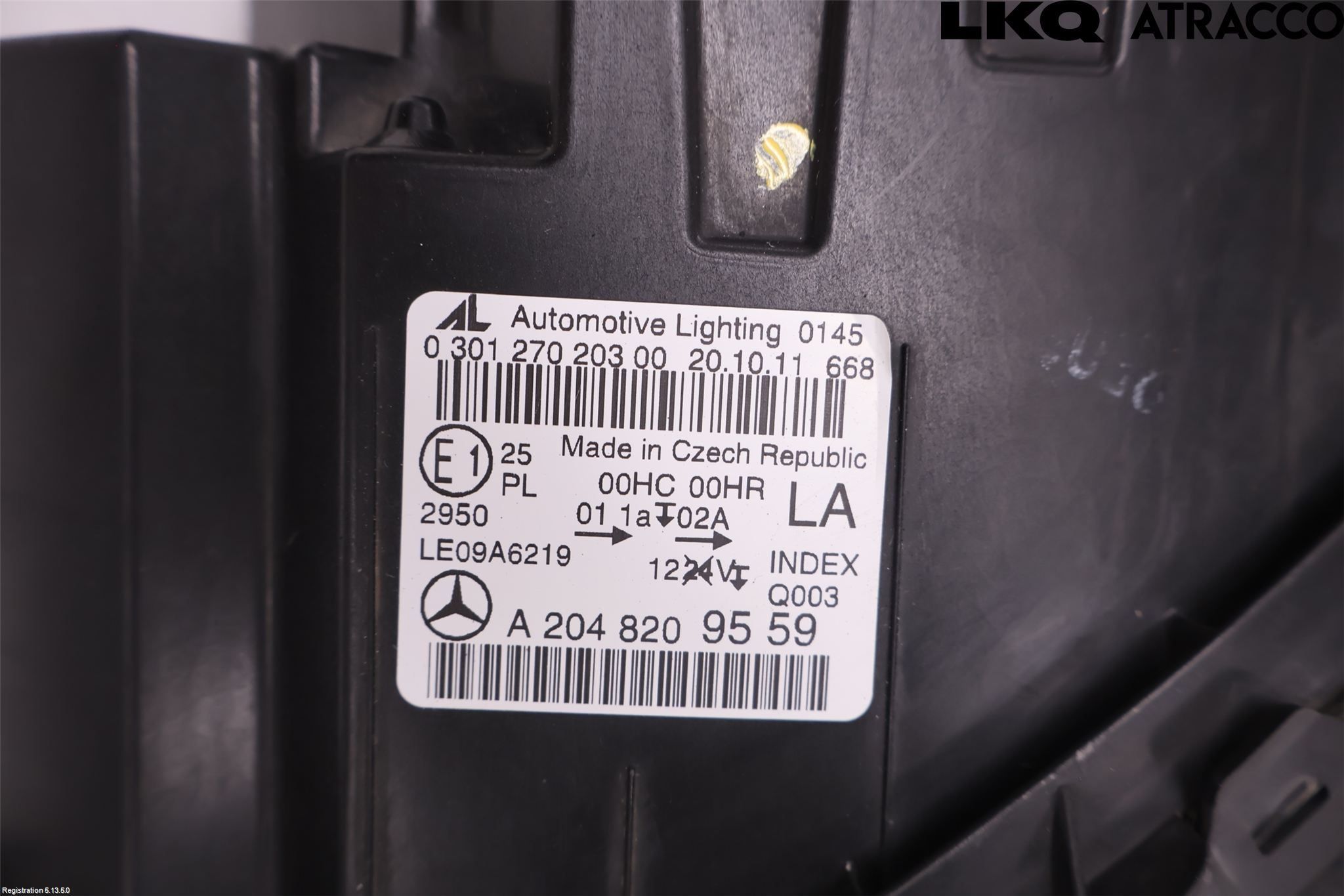 Mercedes-Benz MB C-KLASS (W204) 07-15 Frontlykt Venstre
