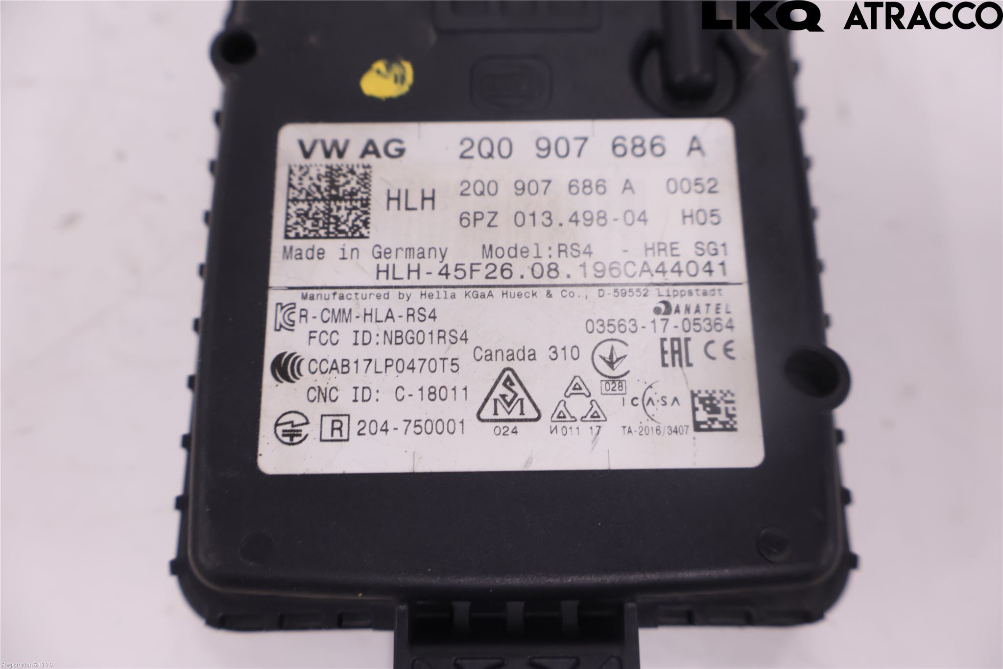 Volkswagen VW T-ROC 18- Sensor Kollisjonsbeskyttelse