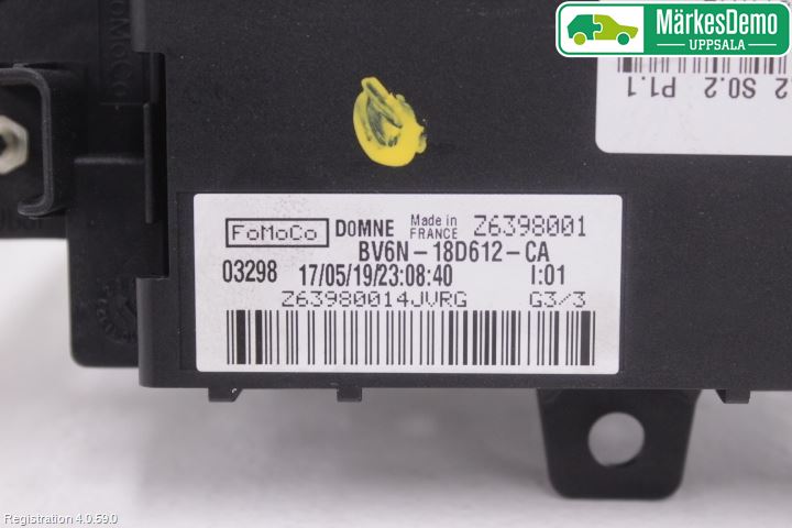Ford TRANSIT/TOURNEO CONNECT 13-22 Varmeapparat Register Uten Ac