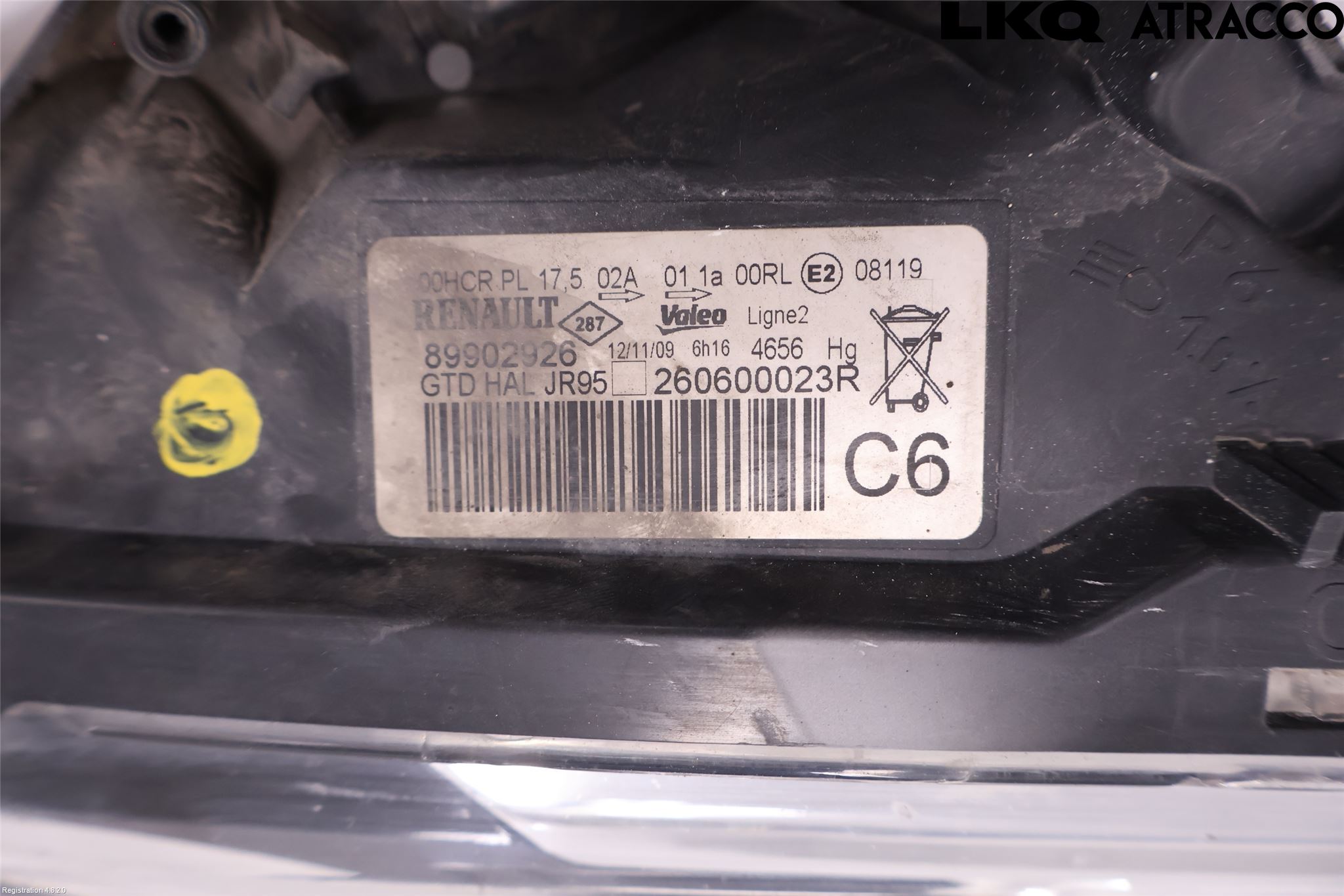 Renault SCÉNIC III / GRAND SCÉNIC 09-16 Frontlykt Venstre