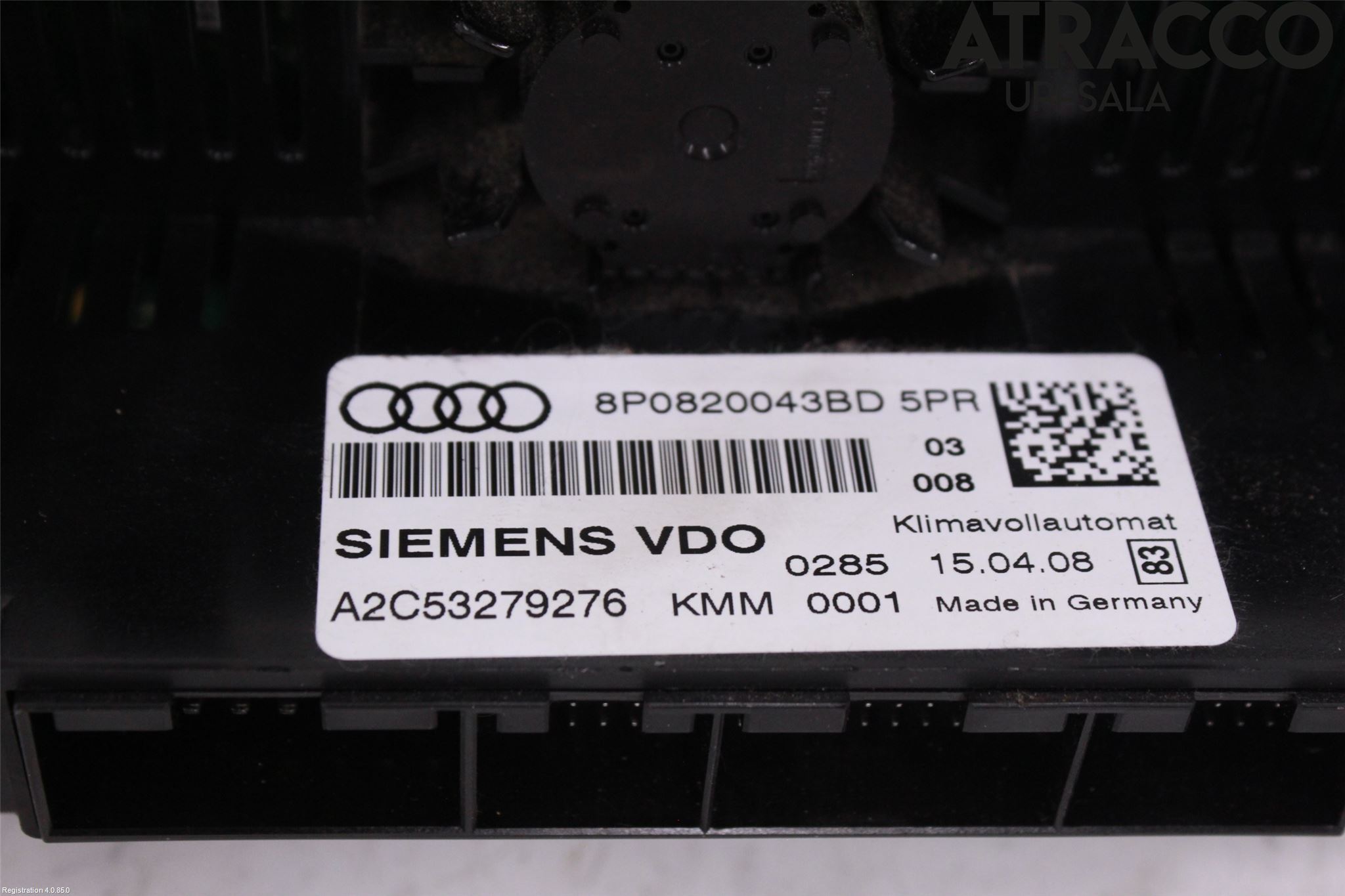 Audi A3/S3 05-13 Varme Ac Betjening-Display