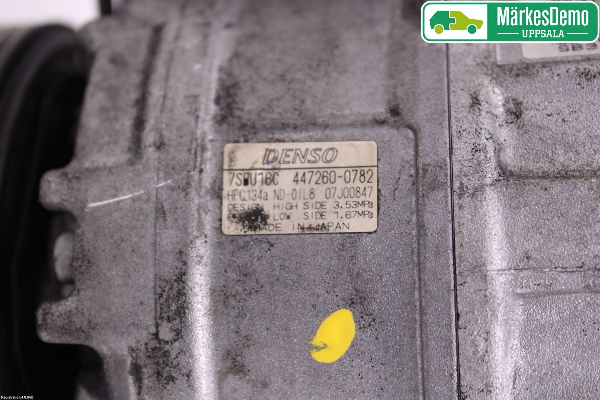 BMW X3 E83     03-10 Varme Ac Kompressor