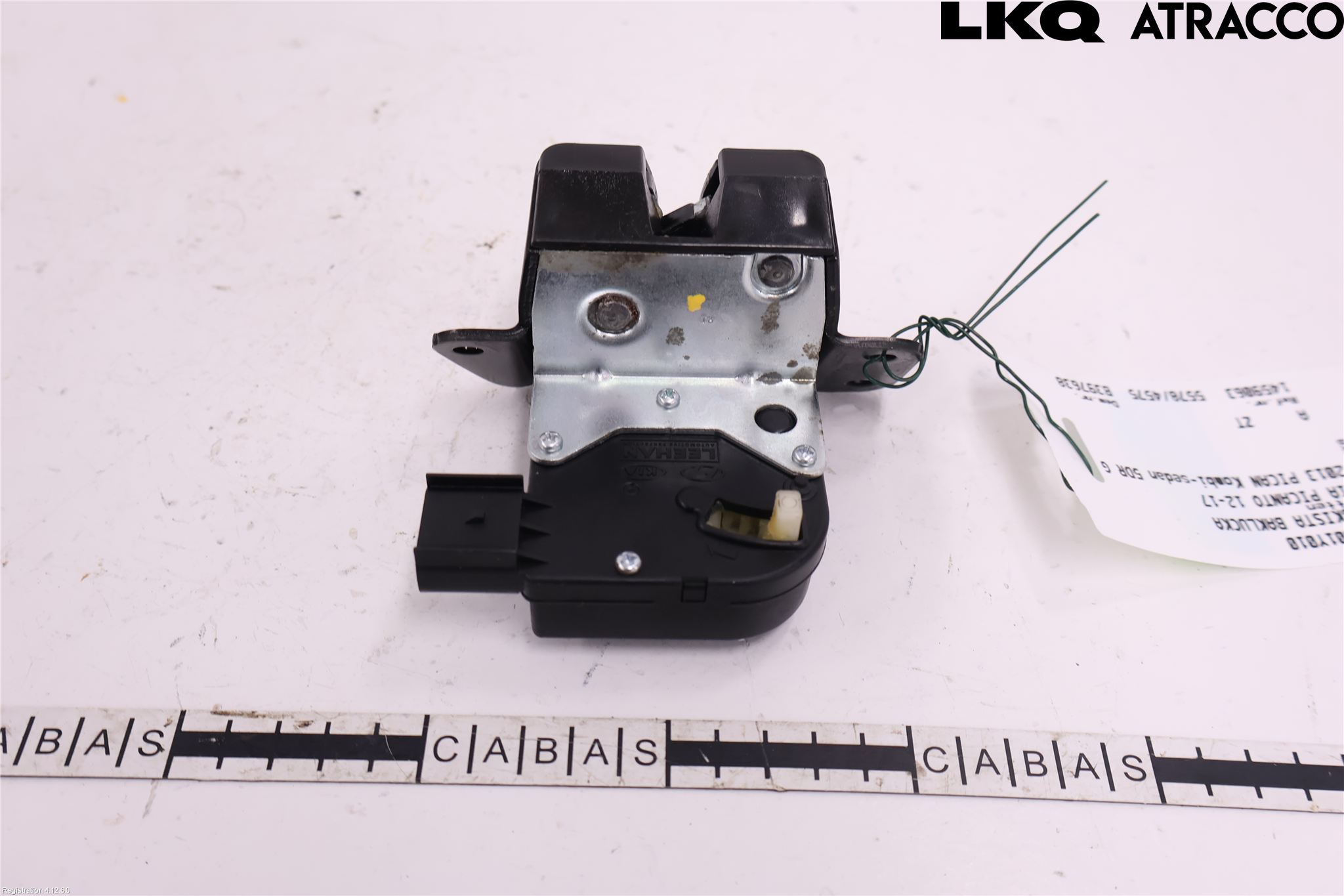 Kia PICANTO 12-17 Bakluke-Lokk Låsekasse