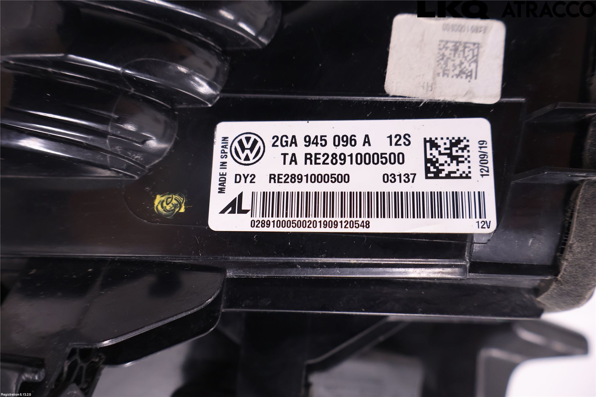 Volkswagen VW T-ROC 18- Baklykt Høyre