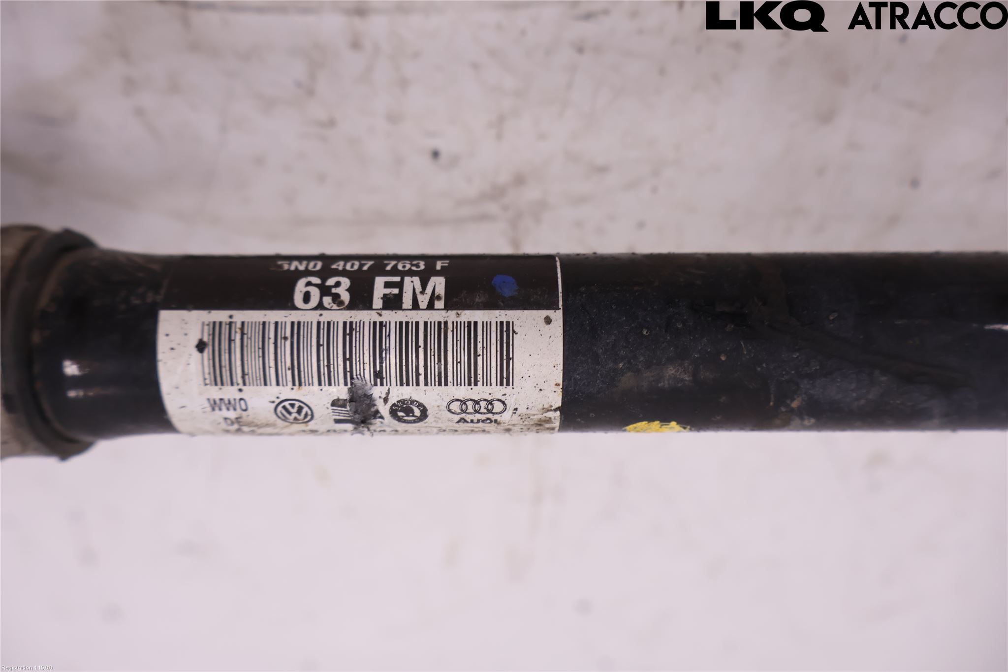 Volkswagen VW TIGUAN 07-16 Drivaksel Foran Kompl Venstre