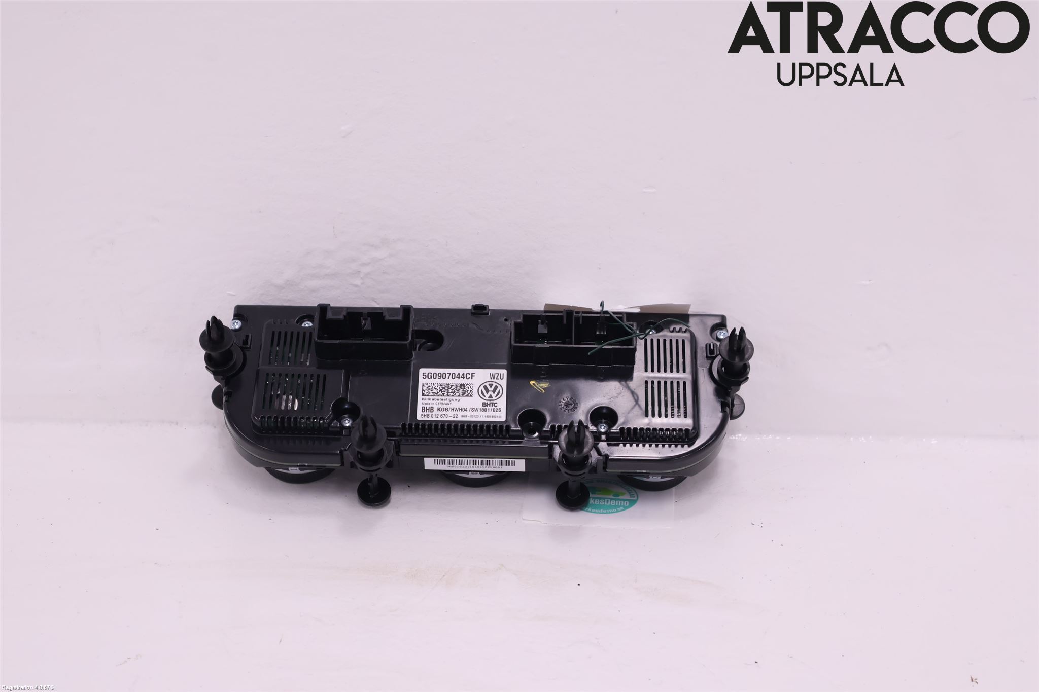 Volkswagen VW GOLF / E-GOLF VII 13-20 Varme Ac Betjening-Display