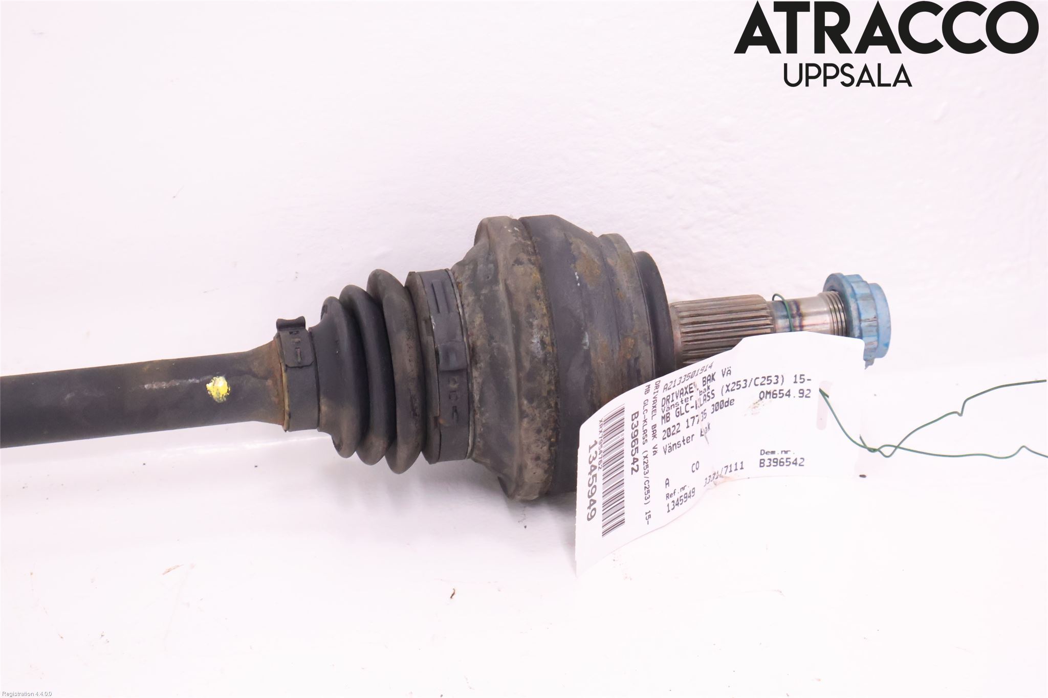 Mercedes-Benz MB GLC-KLASS (X253/C253) 15-22 Drivaksel Bak Kompl Venstre