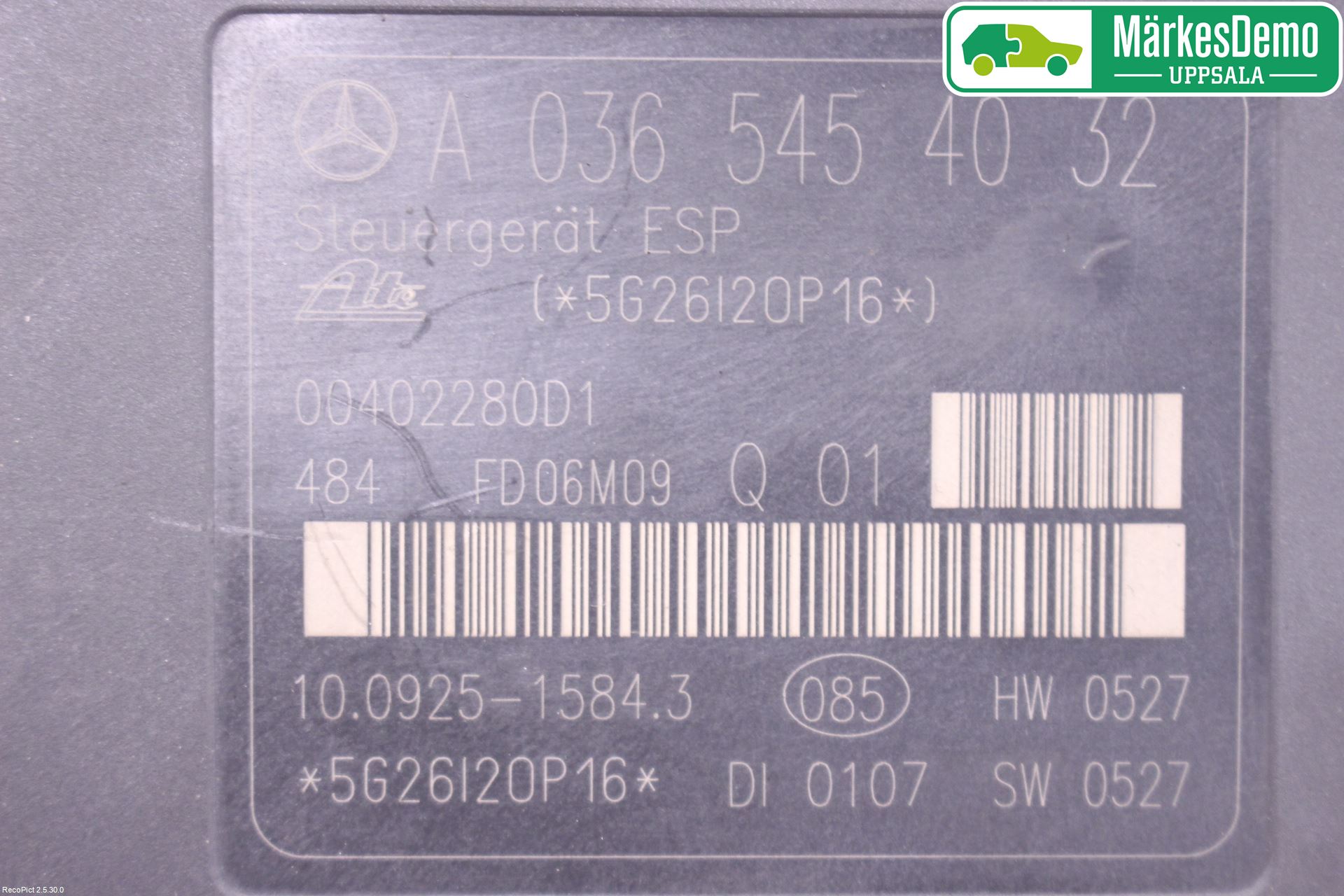Mercedes-Benz MB C (203) 00-07 Abs Hydraulikkaggregat