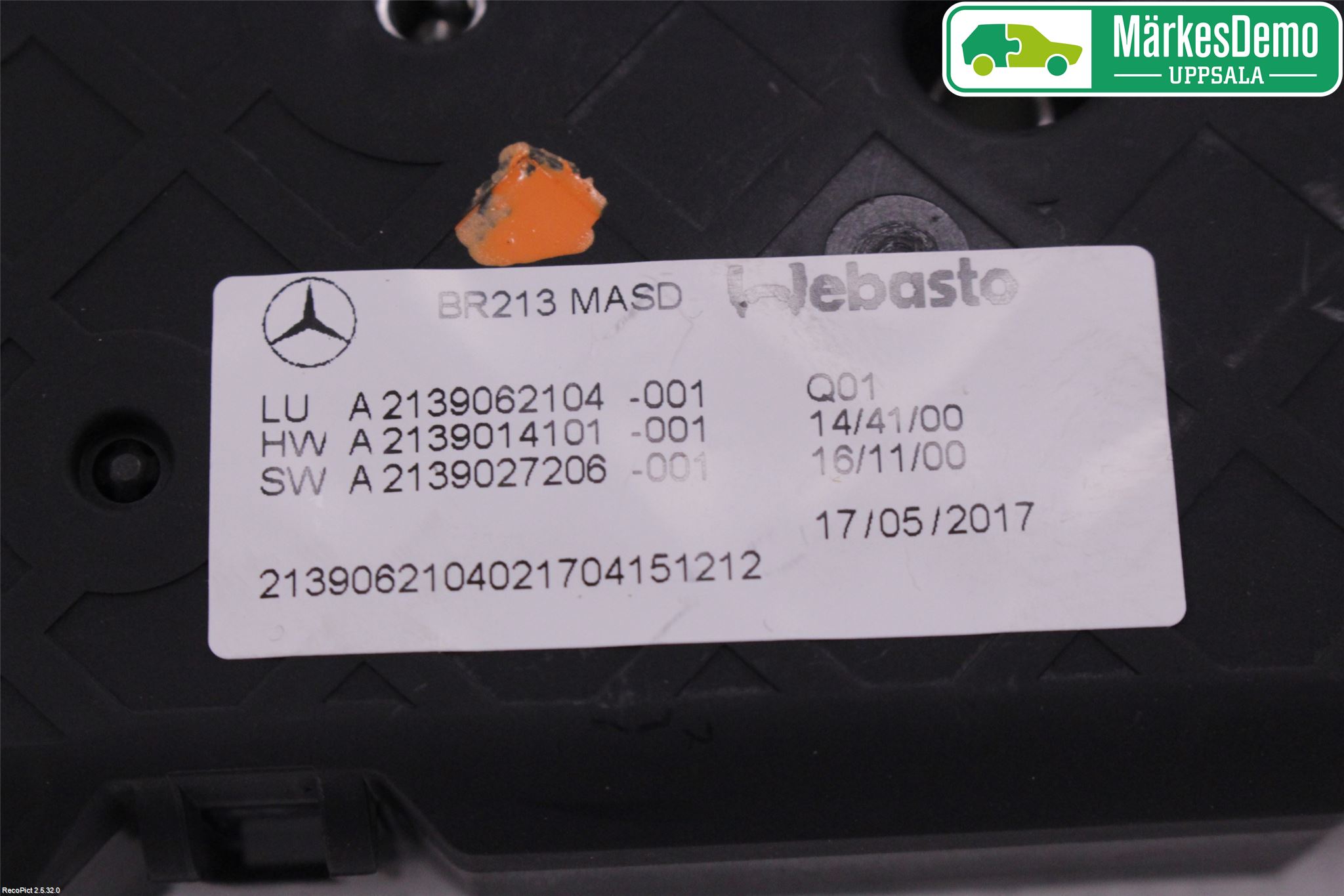 Mercedes-Benz MB E-KLASS (W213) 16-23 Takluke Motor