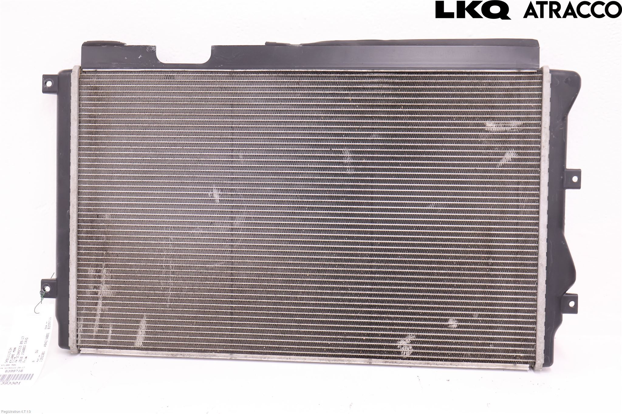 Volkswagen VW SCIROCCO 09-17 Radiator Manuell