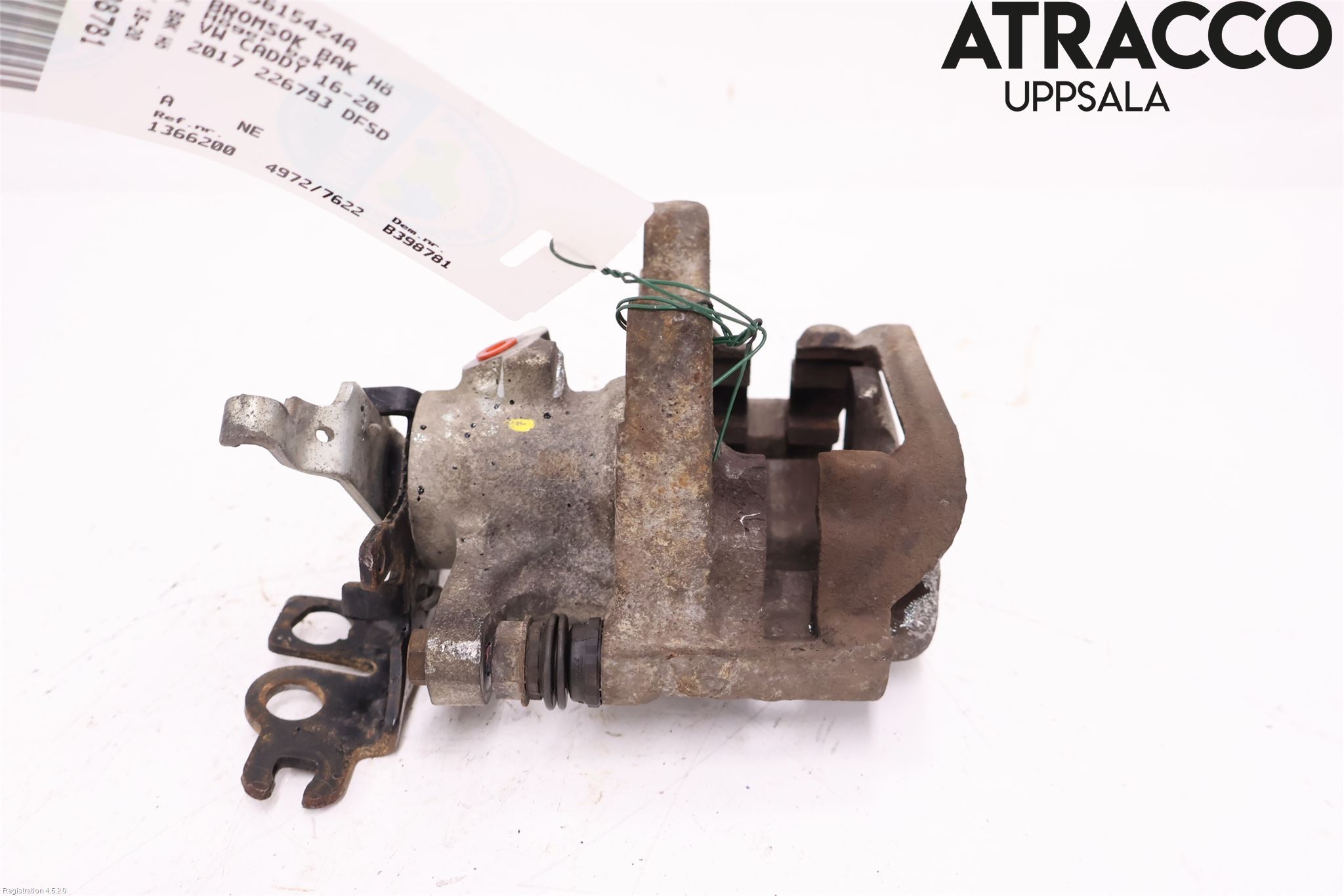 Volkswagen VW CADDY 16-20 Bremsecaliper Bak Høyre