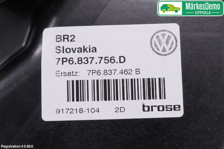 Volkswagen VW TOUAREG 7P 11-18 Vindusheis El Komp