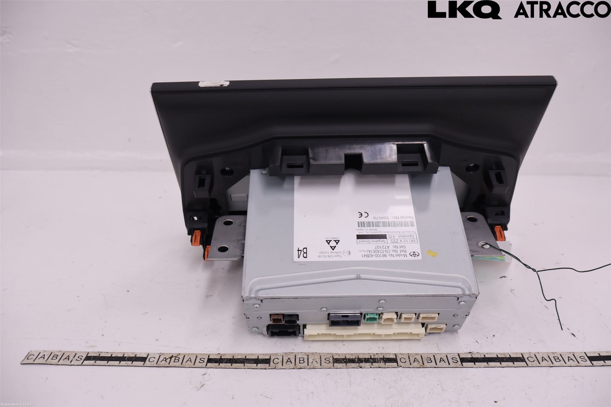 Toyota bZ4X EA10 22- Instr Skjerm Dvd-Gps-Ac-Tlf