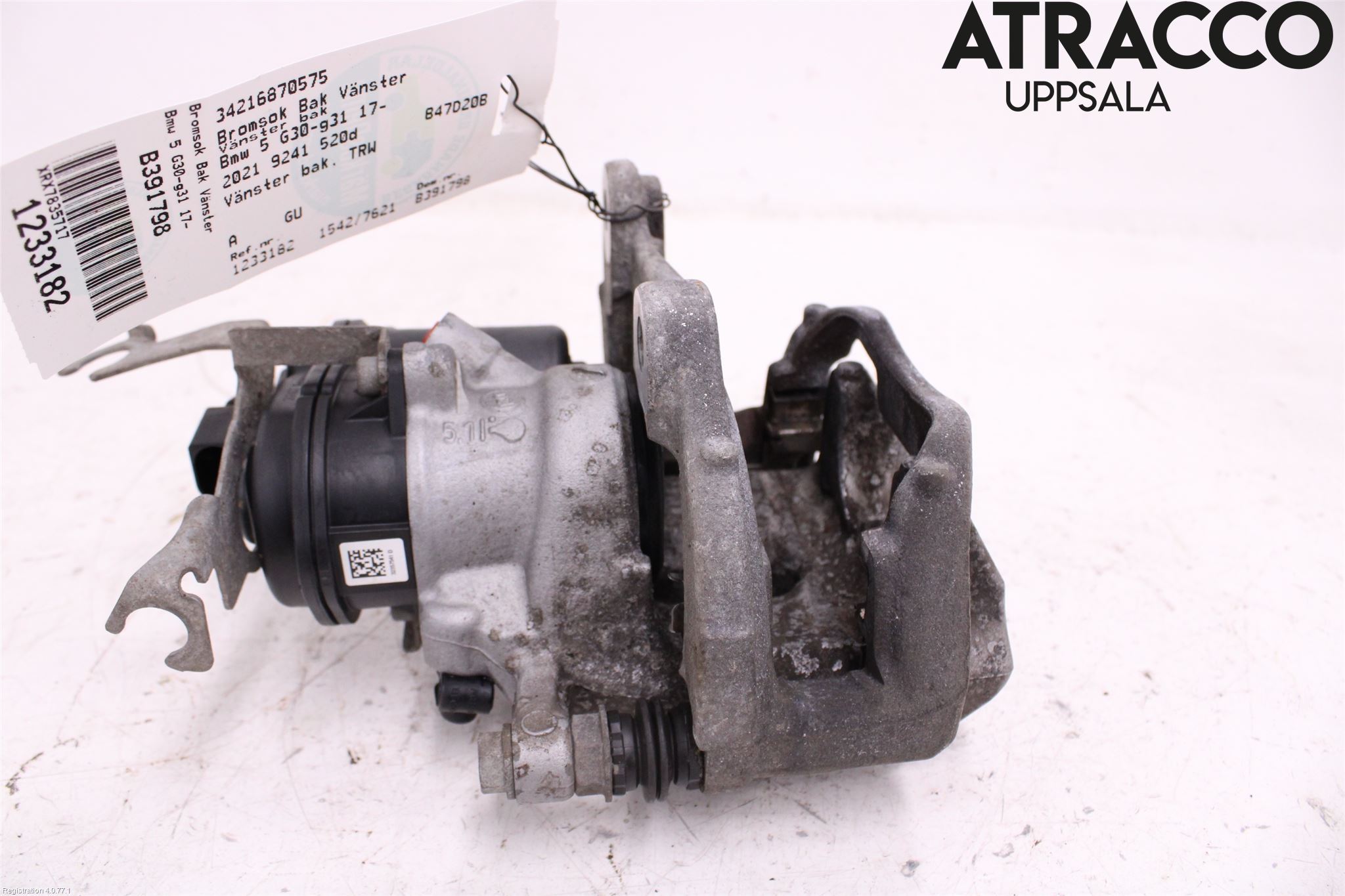 BMW 5 G30/G31/F90 17-23 Bremsecaliper Bak Venstre