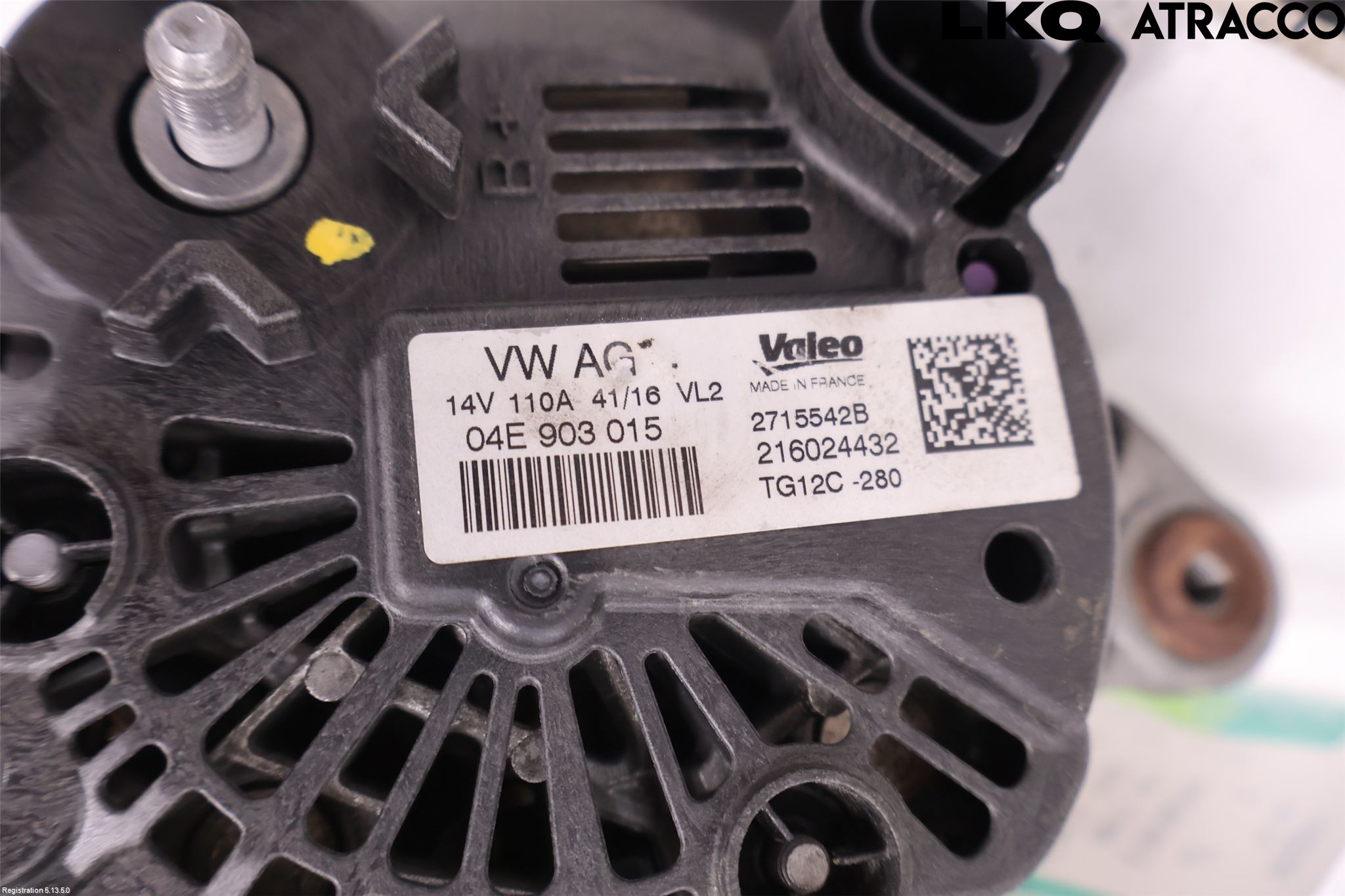 Volkswagen VW POLO 10-17 Dynamo