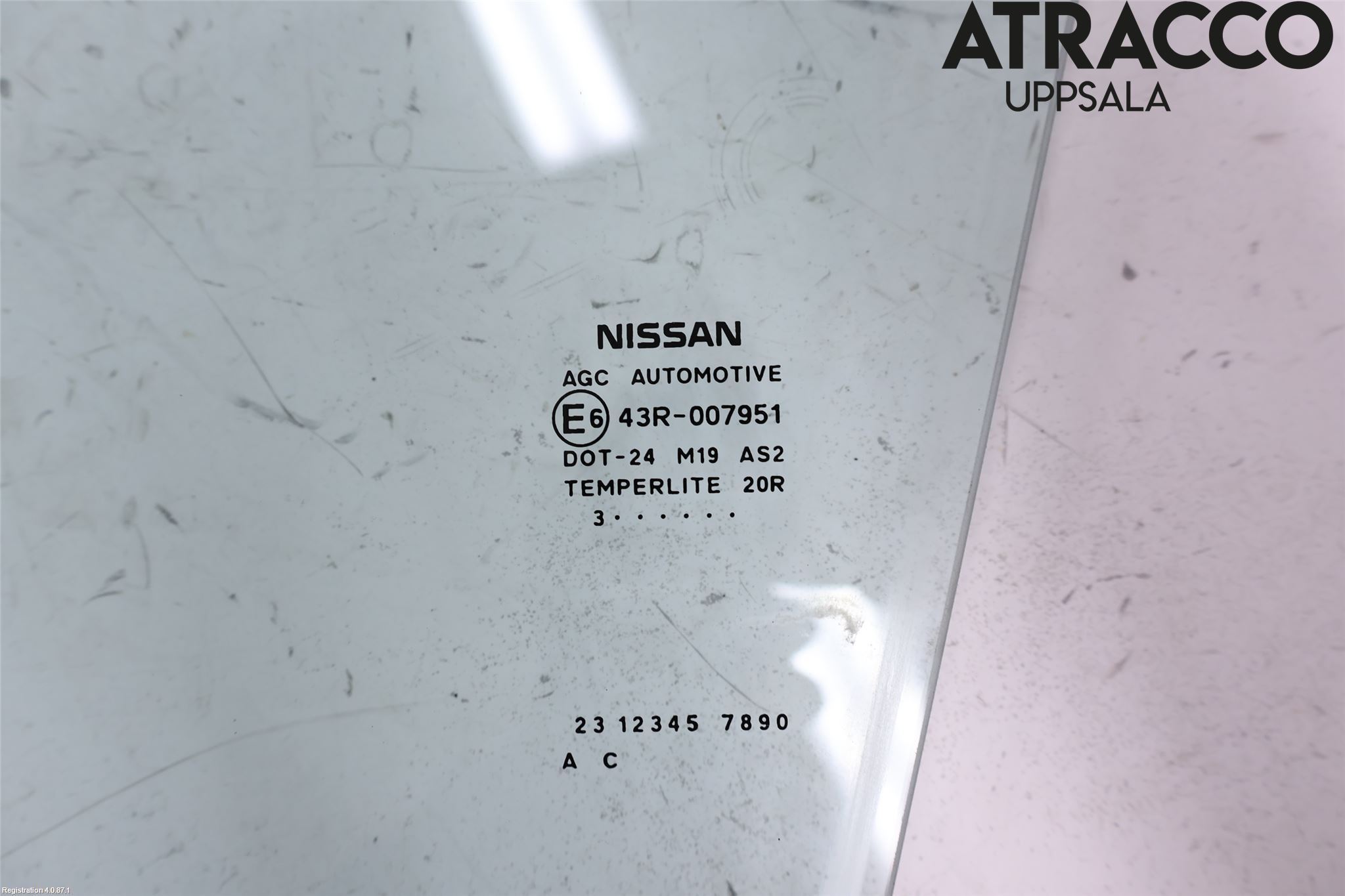 Nissan JUKE 10-14 Dørrute Foran Venstre 4 Dørs