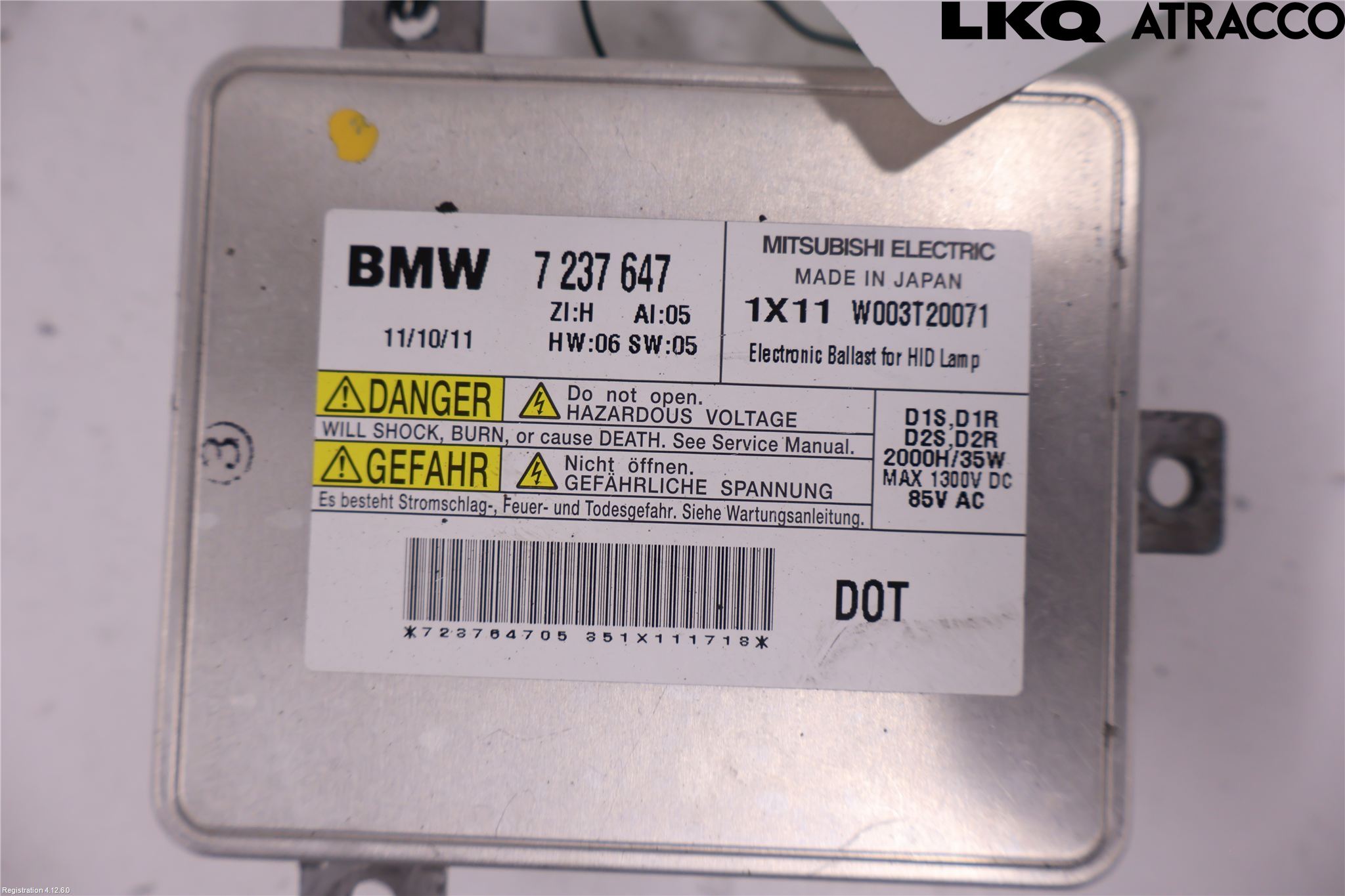 BMW 3 E90/91 SED/TOU 05-12 Styreenhet Xenon
