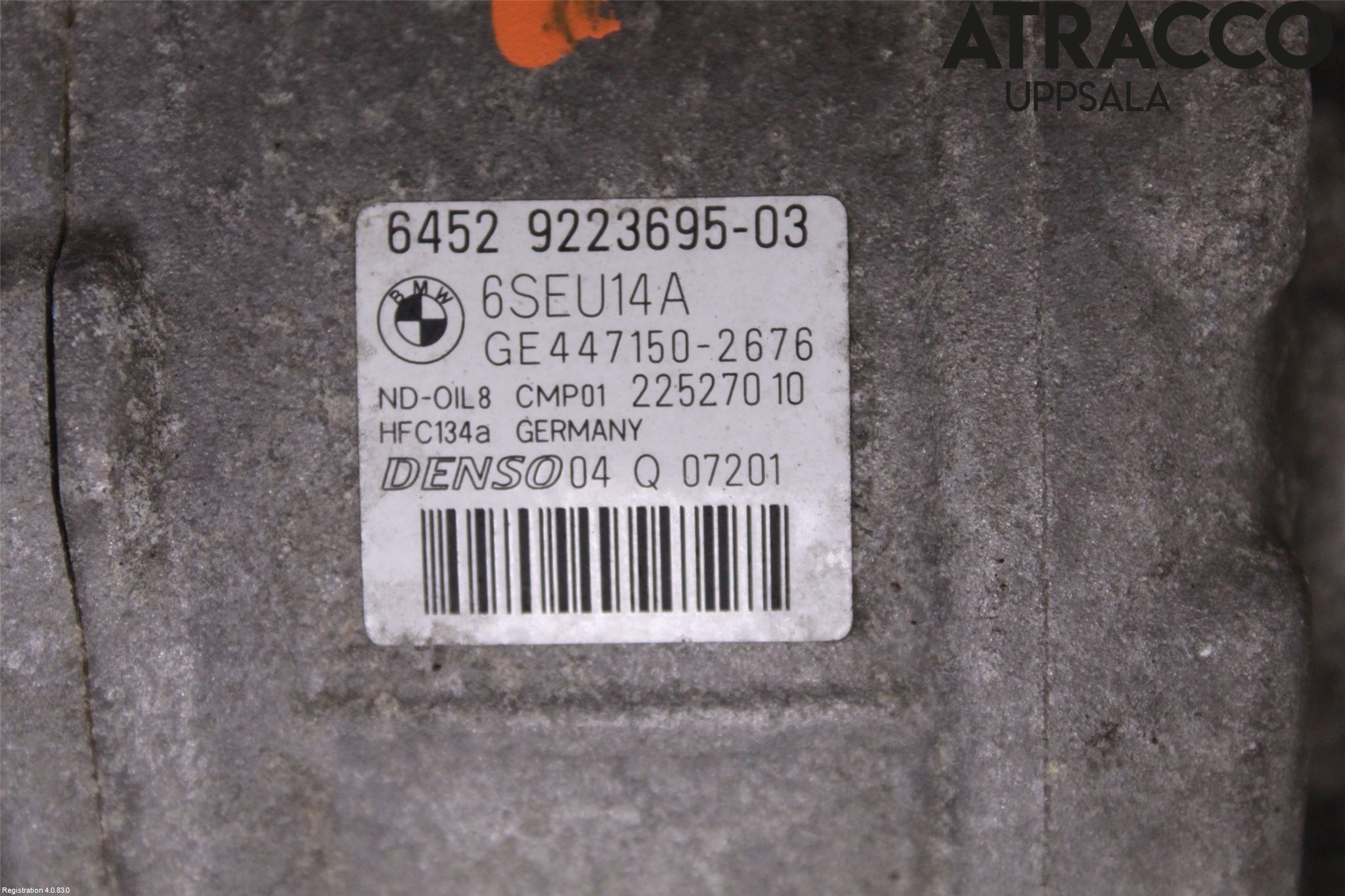BMW 3 F30/F31/F80 12-19 Varme Ac Kompressor