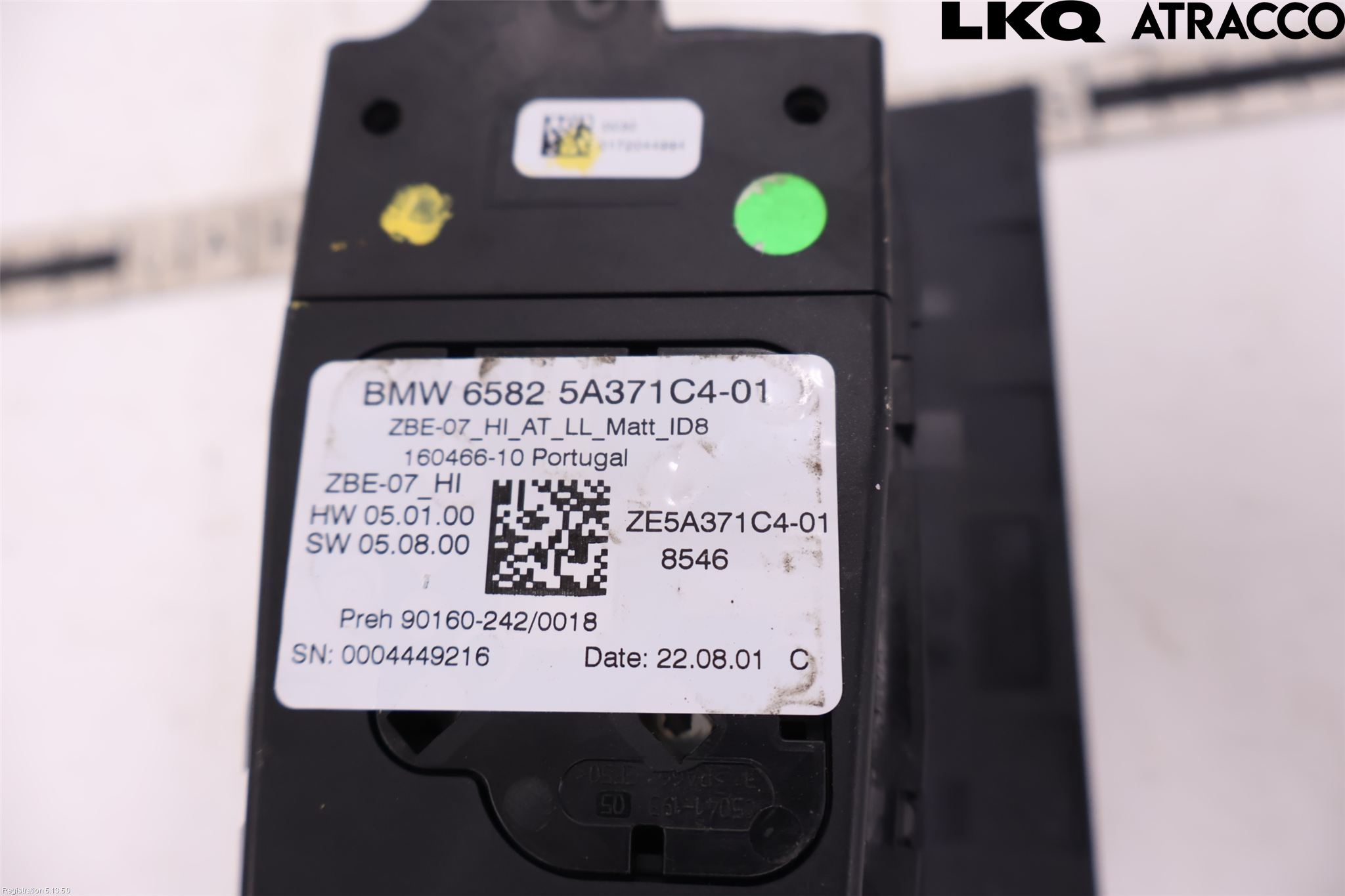 BMW 3 G20/G21/G80/G81 19- Bryter Multifunksjon