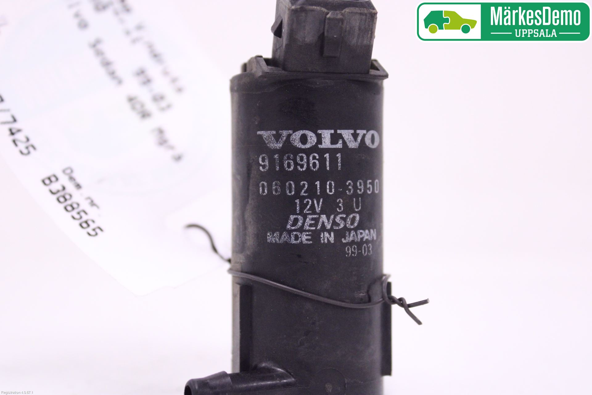 Volvo S80 99-03 Spylerpumpe Frontrute