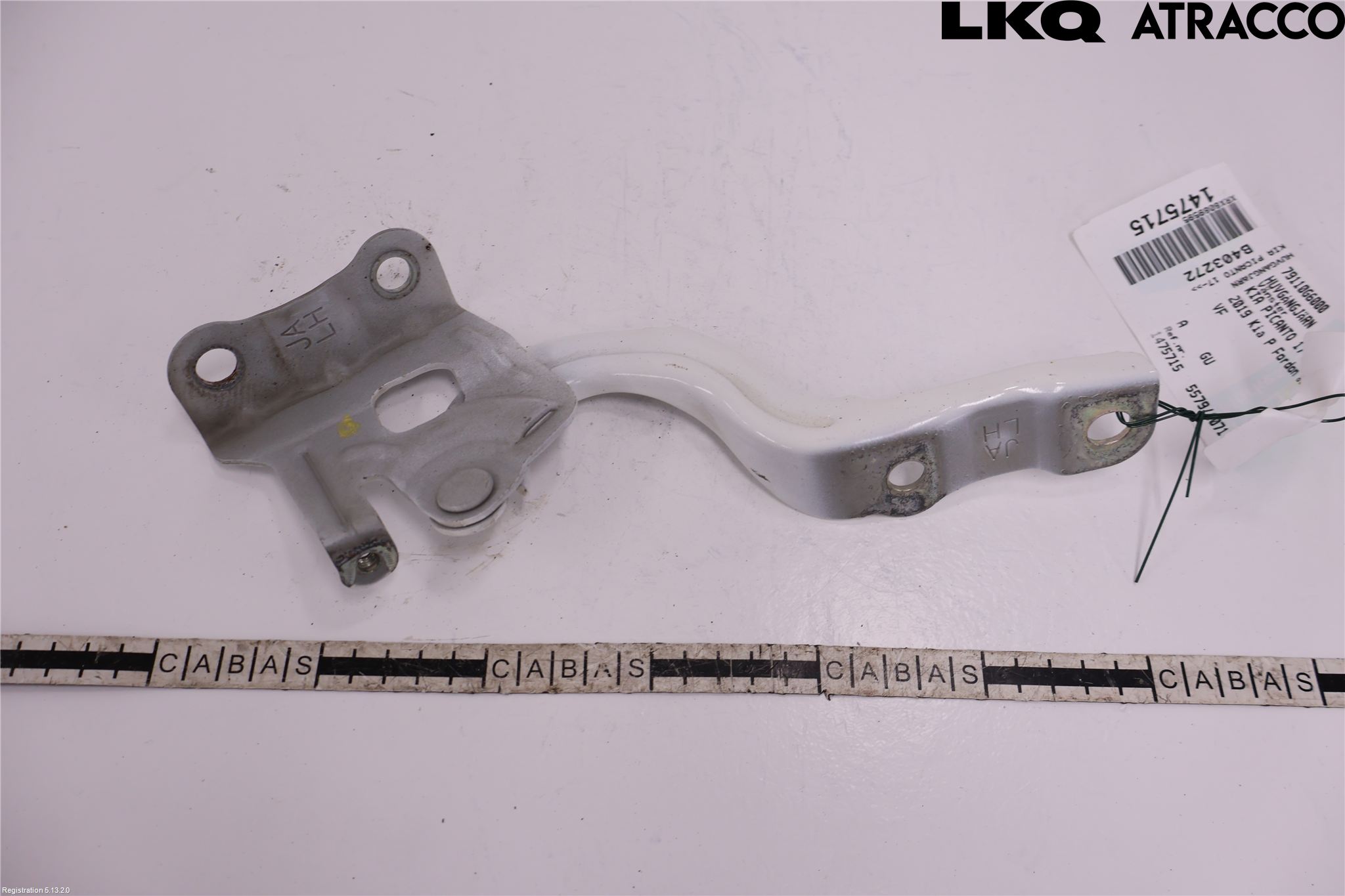 Kia PICANTO 17- Panser Hengsel - Hengsler