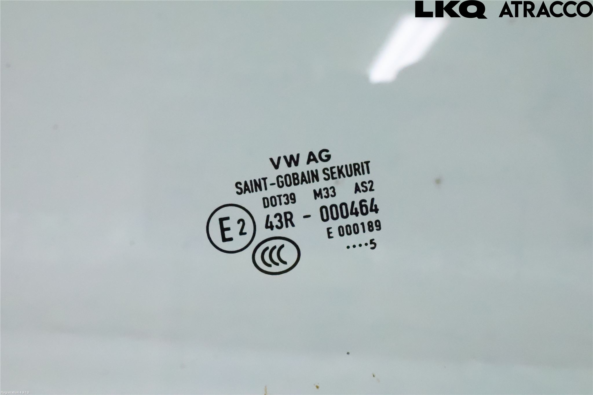 Volkswagen VW UP! / E-UP! Dørrute Foran Høyre 4 Dørs