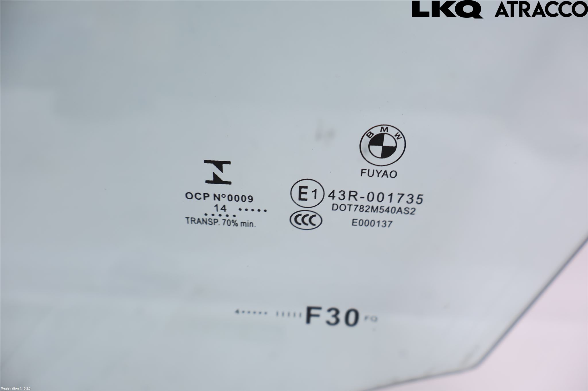 BMW 3 F30/F31/F80 12-19 Dørrute Foran Venstre 4 Dørs