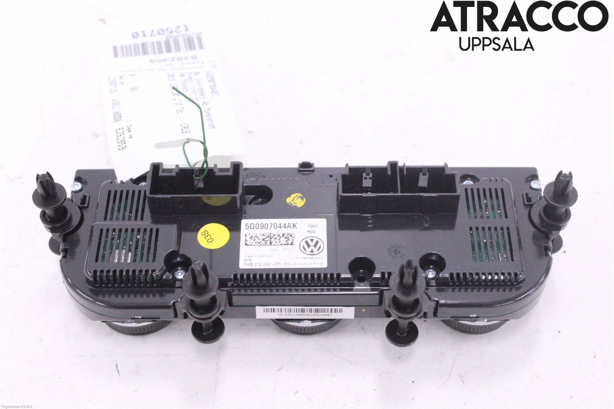 Volkswagen VW PASSAT 15-19 Varme Ac Betjening-Display