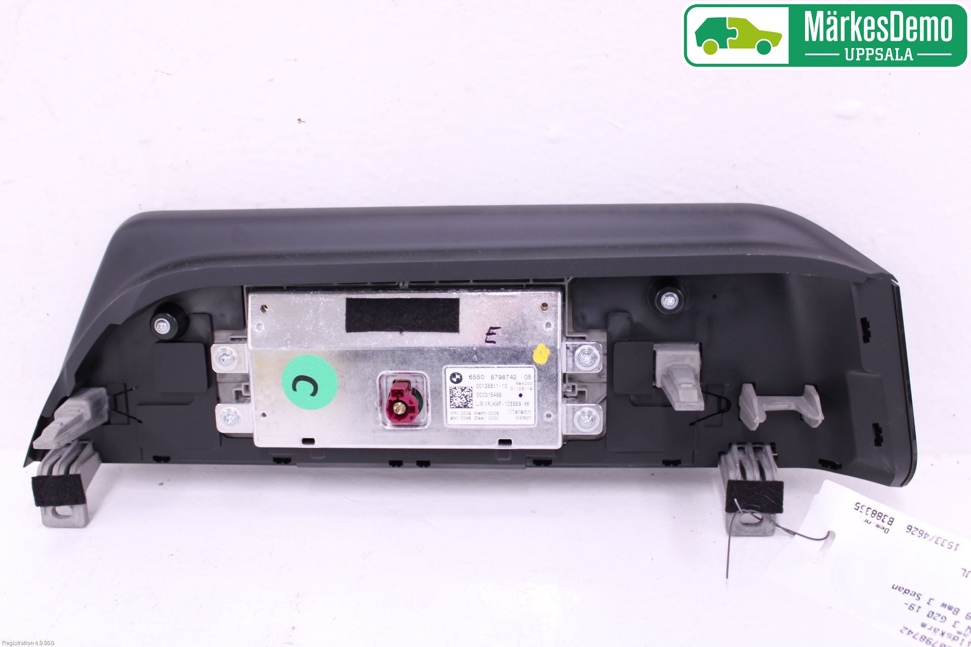 BMW 3 G20/G21/G80/G81 19- Instr Skjerm Dvd-Gps-Ac-Tlf