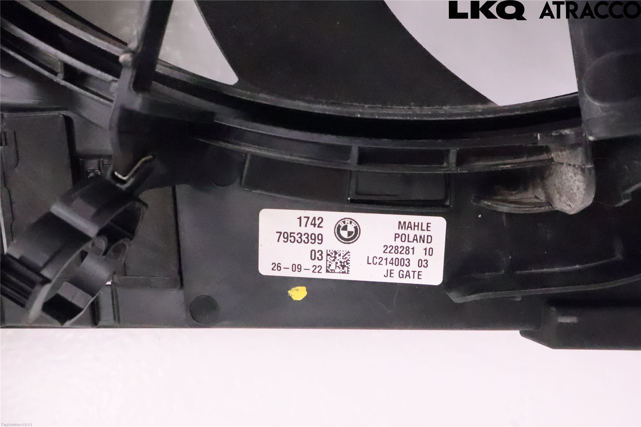 BMW 5 G30/G31/F90 17-23 Kjølevifte Elektrisk