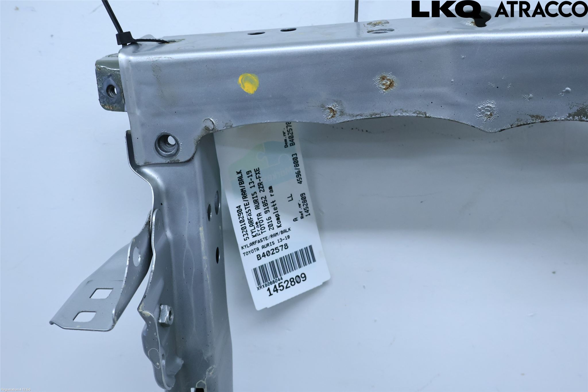 Toyota AURIS 13-19 Radiator Feste - Ramme - Bjelk